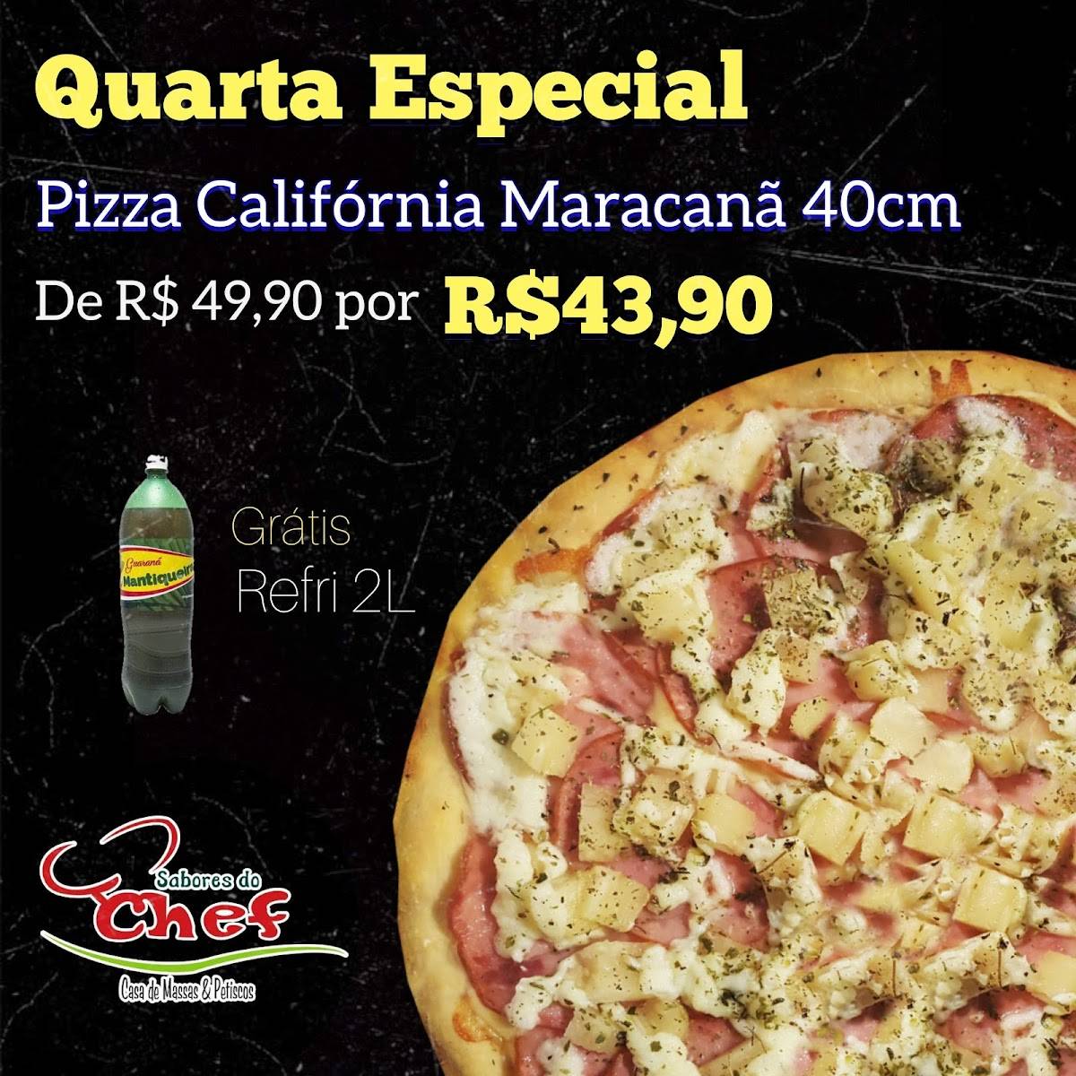 Sabores do Chef Pizzaria (Sessenta) cardápio