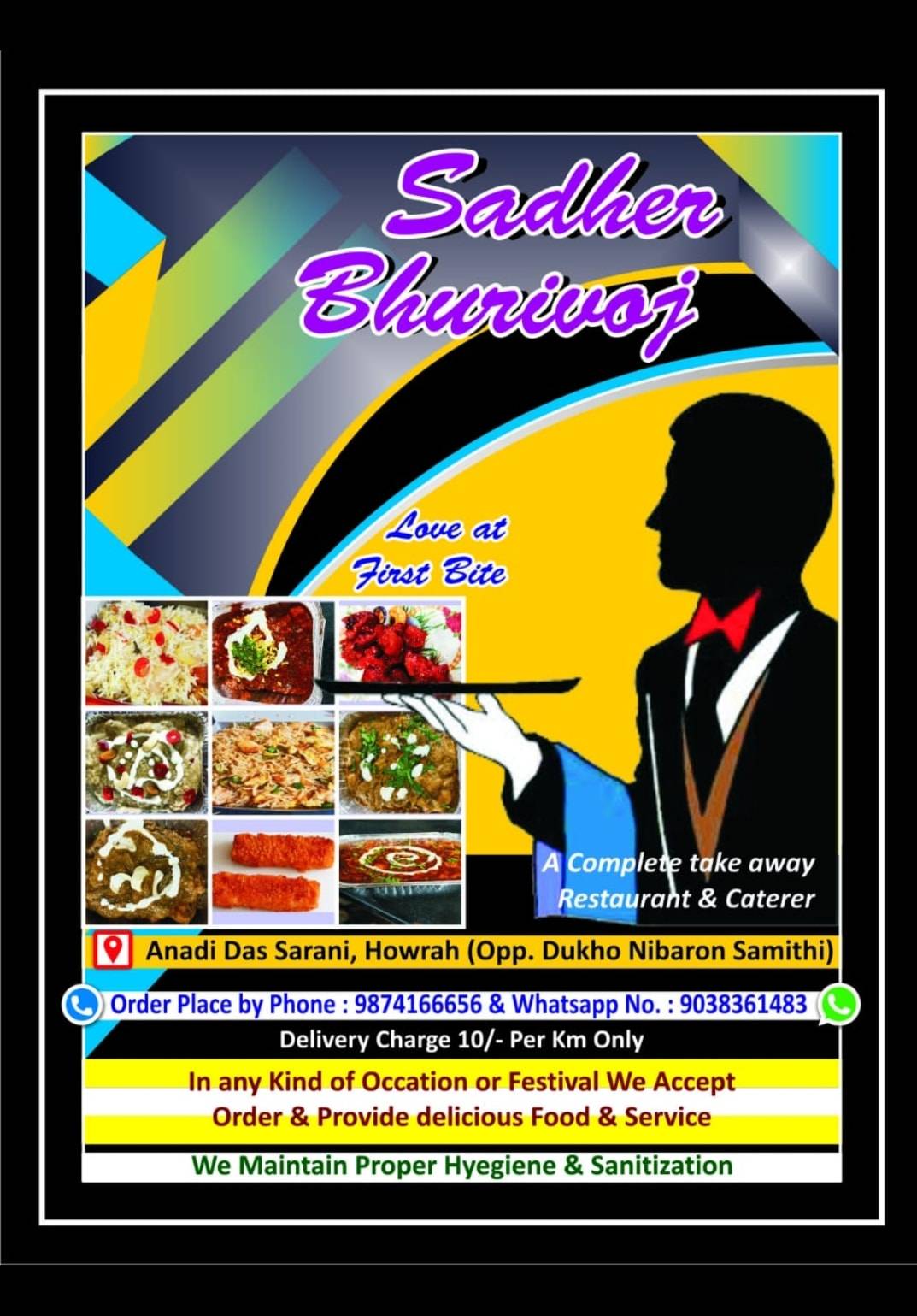 Sadher Bhurivoj menu