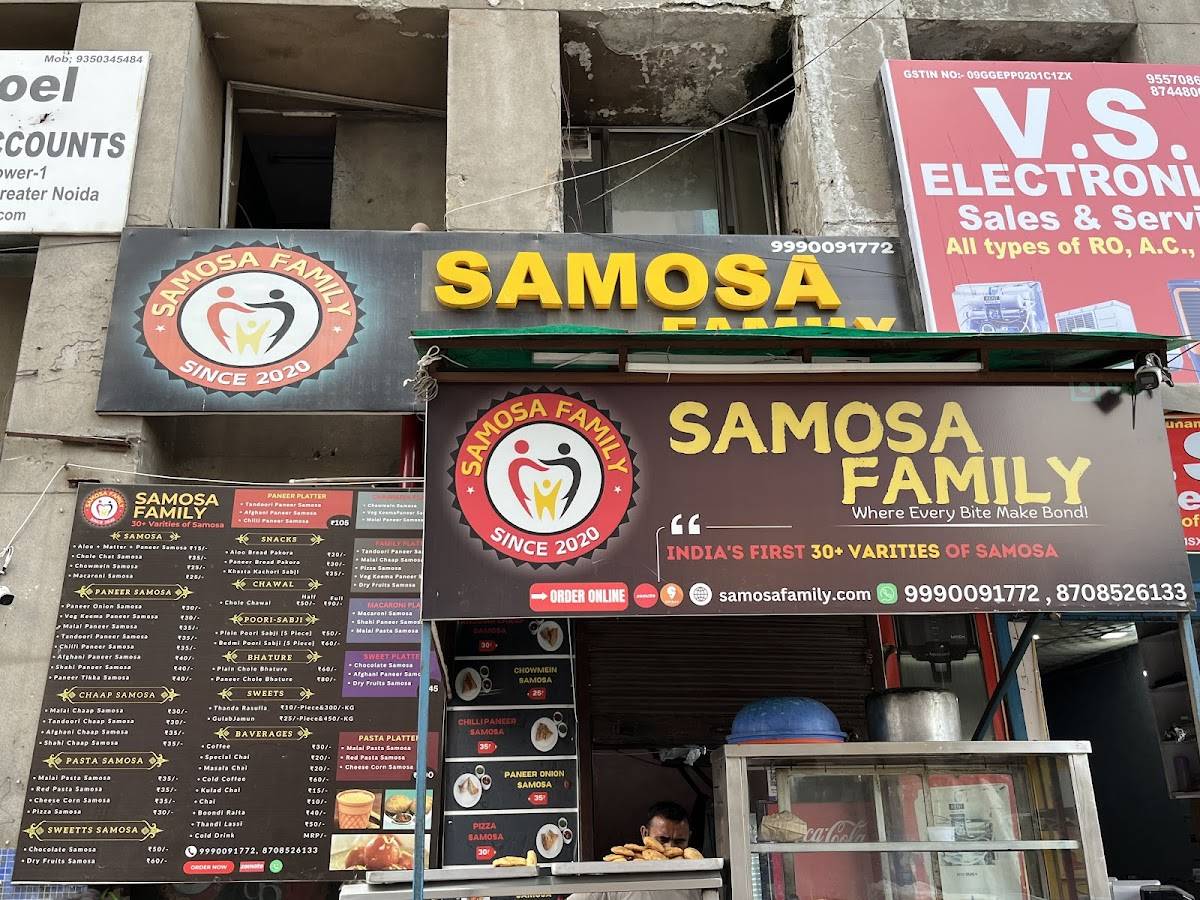 Samosa Family menu