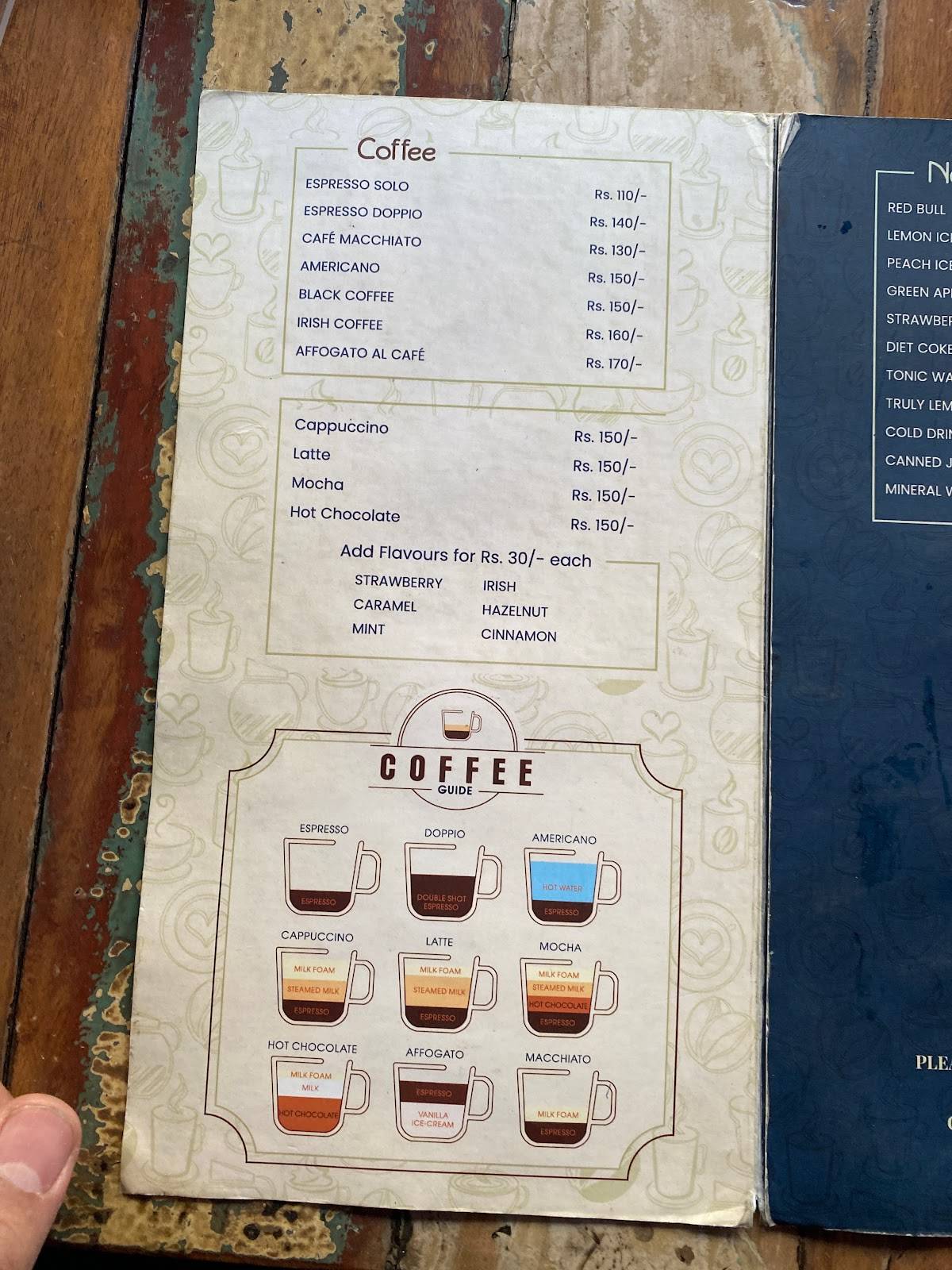Oladar Cafe menu