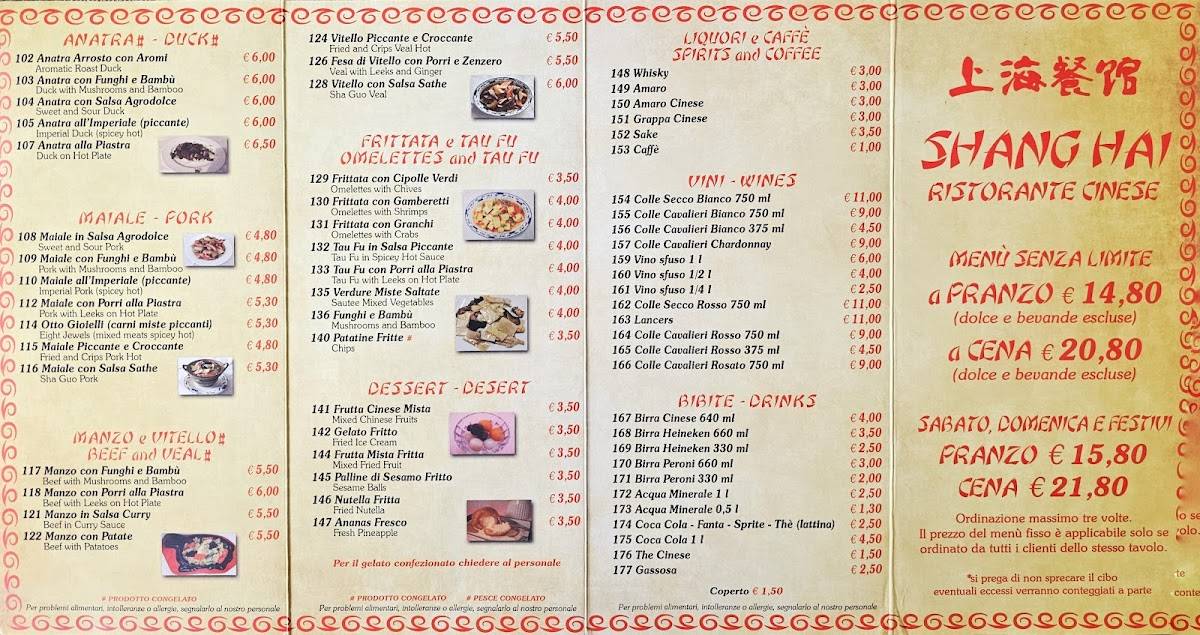 Menu di Shanghai 