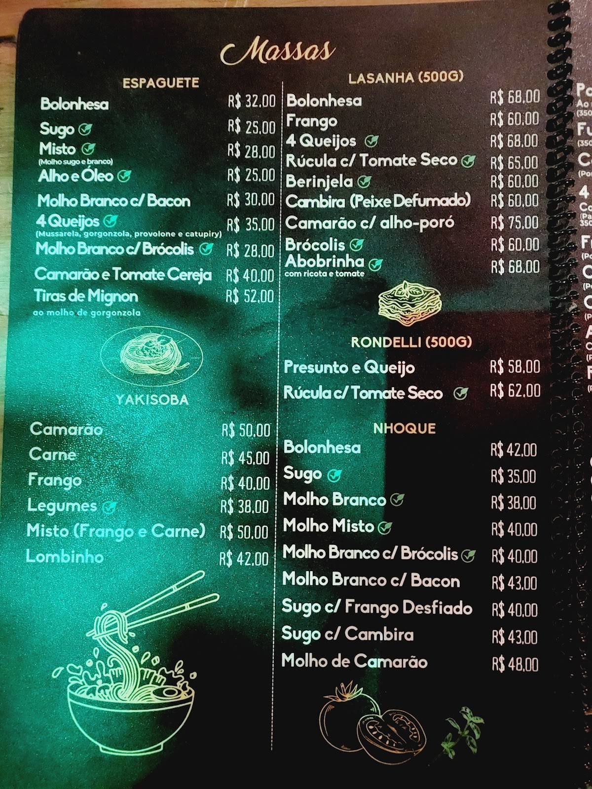 Simples GastroBar Matinhos cardápio