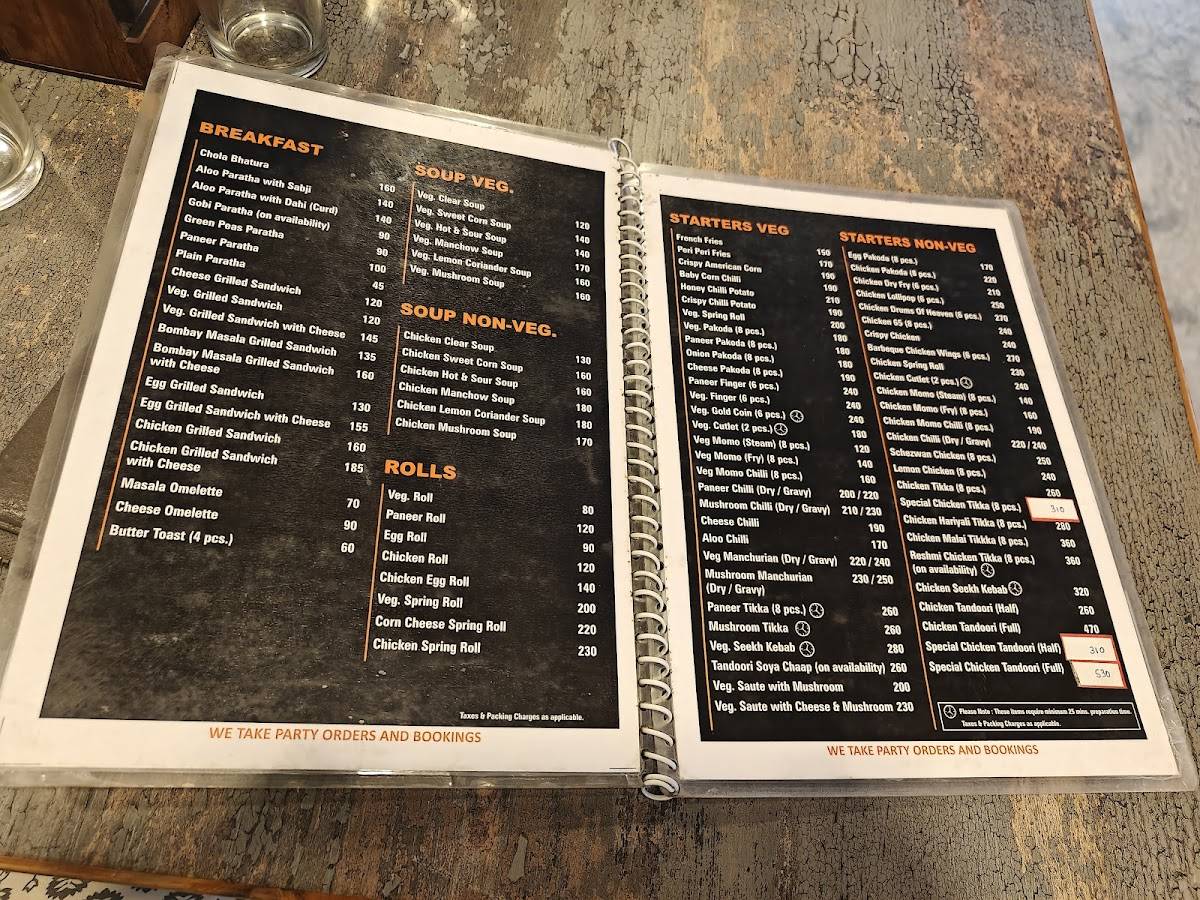 Singh's Corner menu