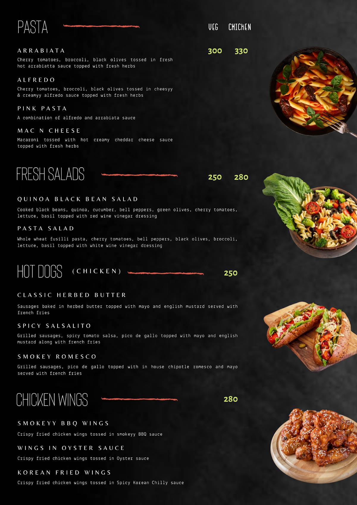 Street 528 menu