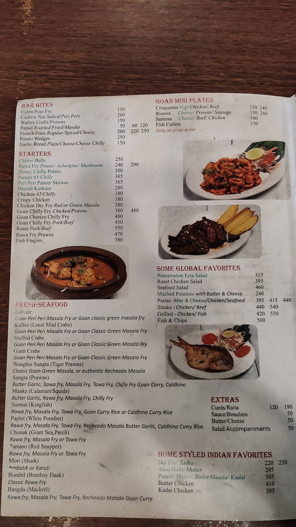 Sussegado - Premium Goan Tasting Menu, Calangute menu