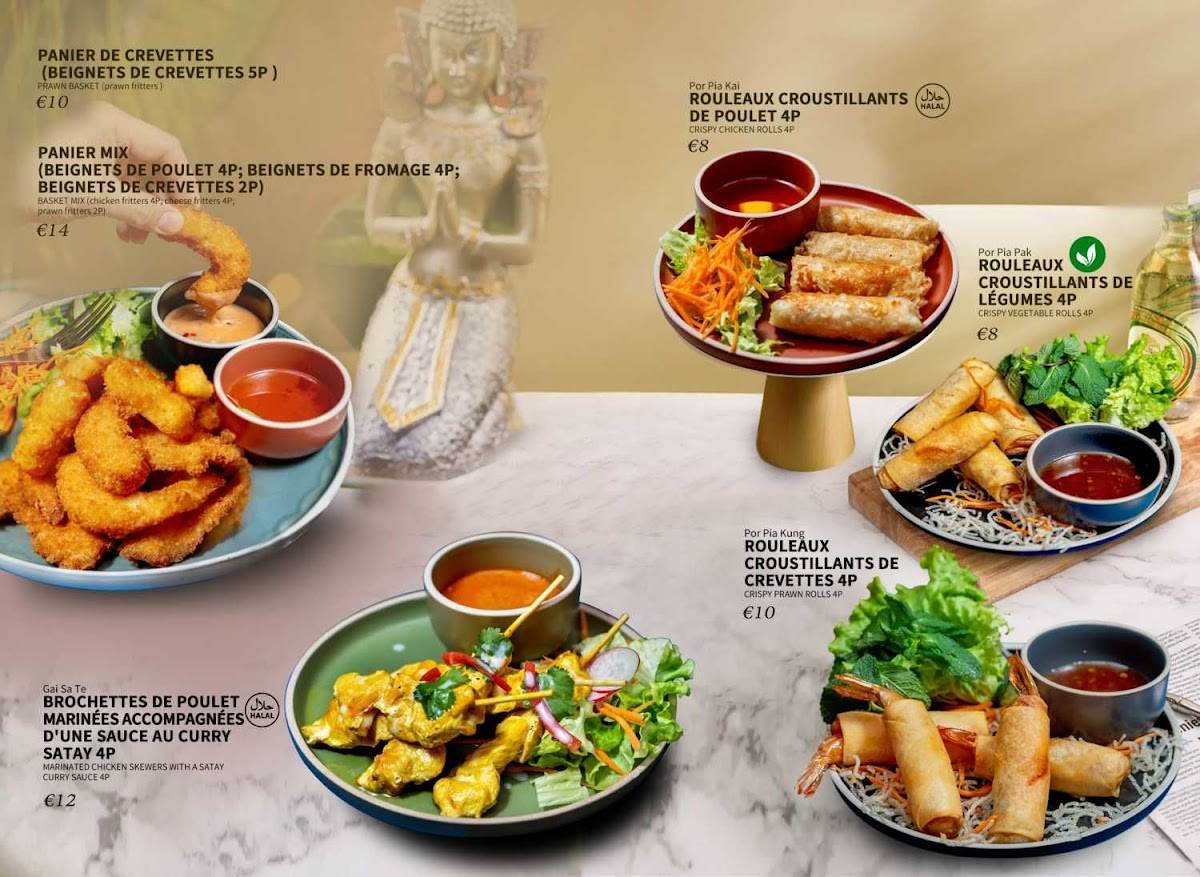 Menu de THAIGER