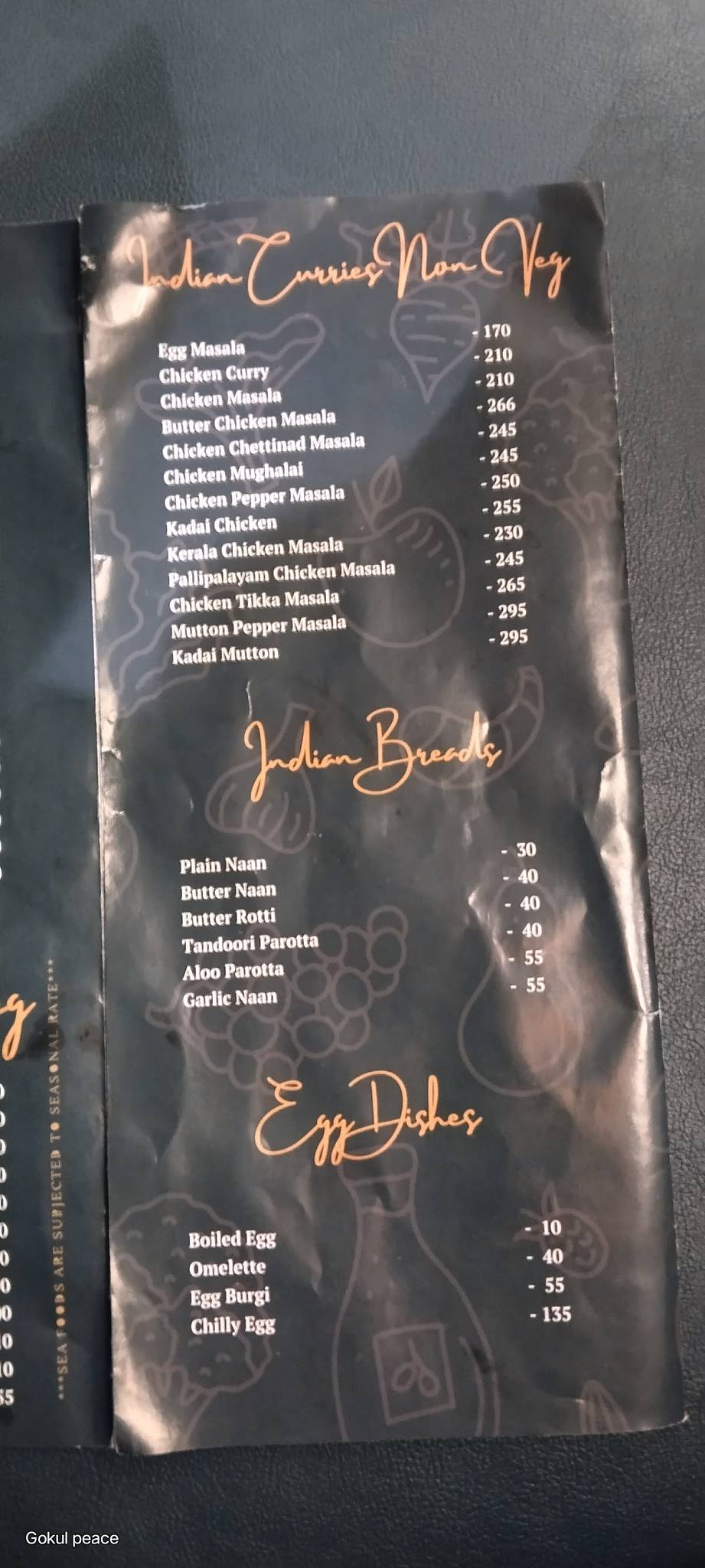 TOPI VAPPA BIRIYANI DHARMAPURI menu