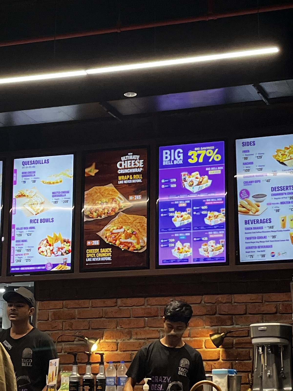 Taco Bell menu
