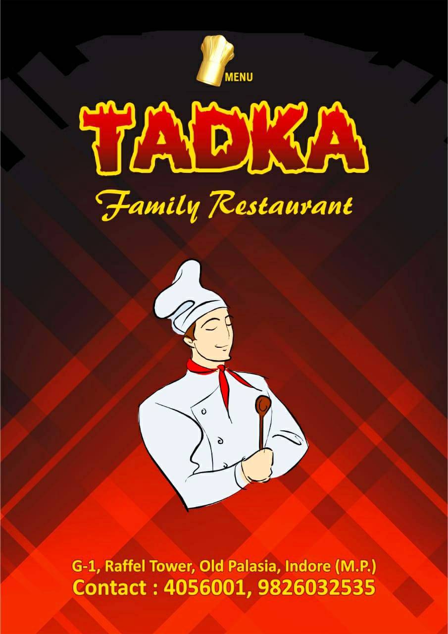 Tadka family restaurant menu