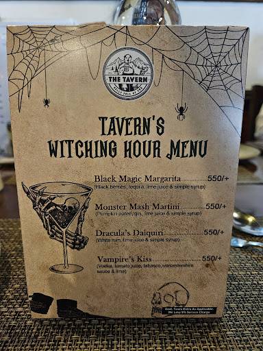 The Tavern Mussoorie menu