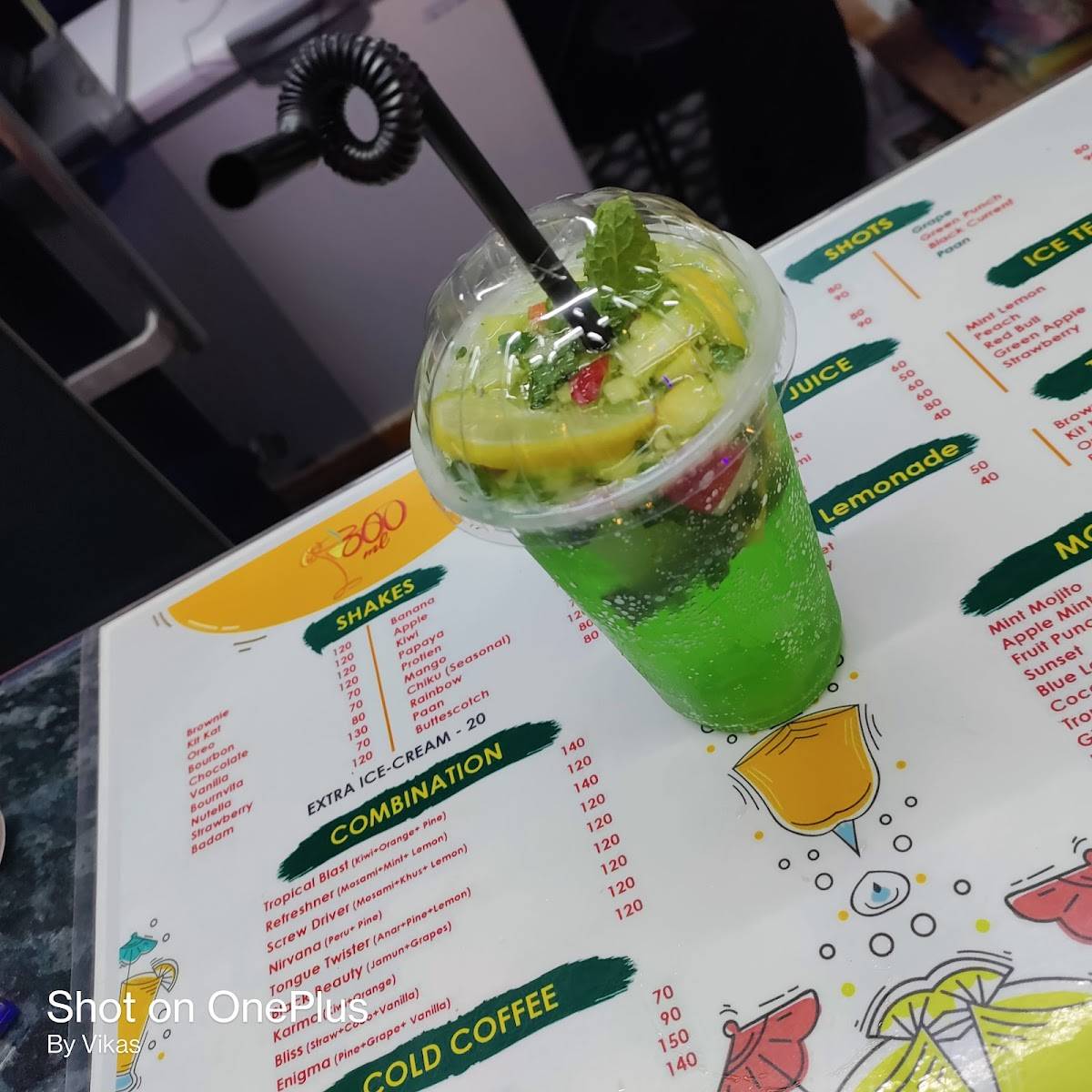 The tummy's 300ml rooftop cafe & restaurant (best restaurant) menu