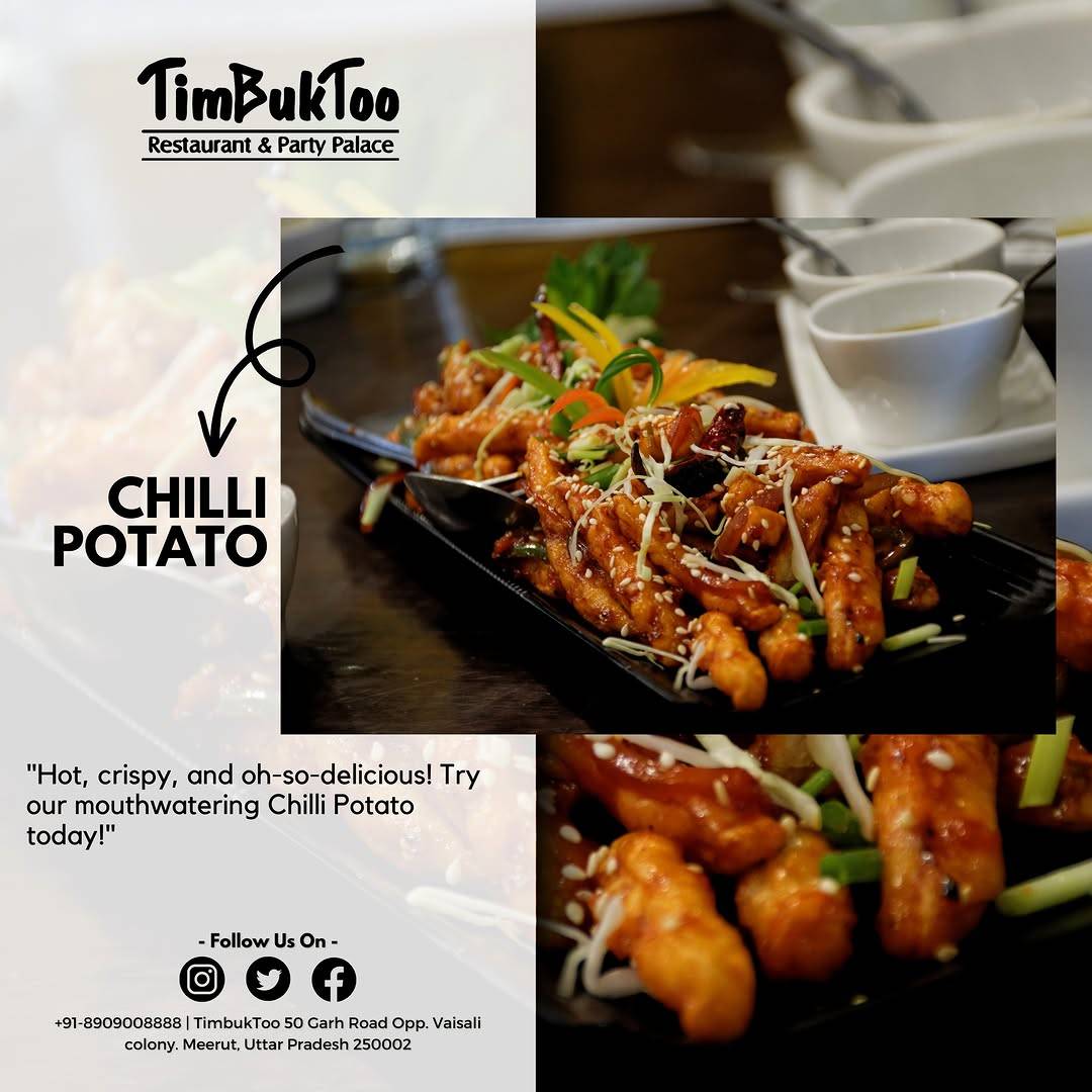 Tim Buk Too Restaurant best fine dine restaurants in meerut best birthday party places in meerut Wedding venue in Meerut menu