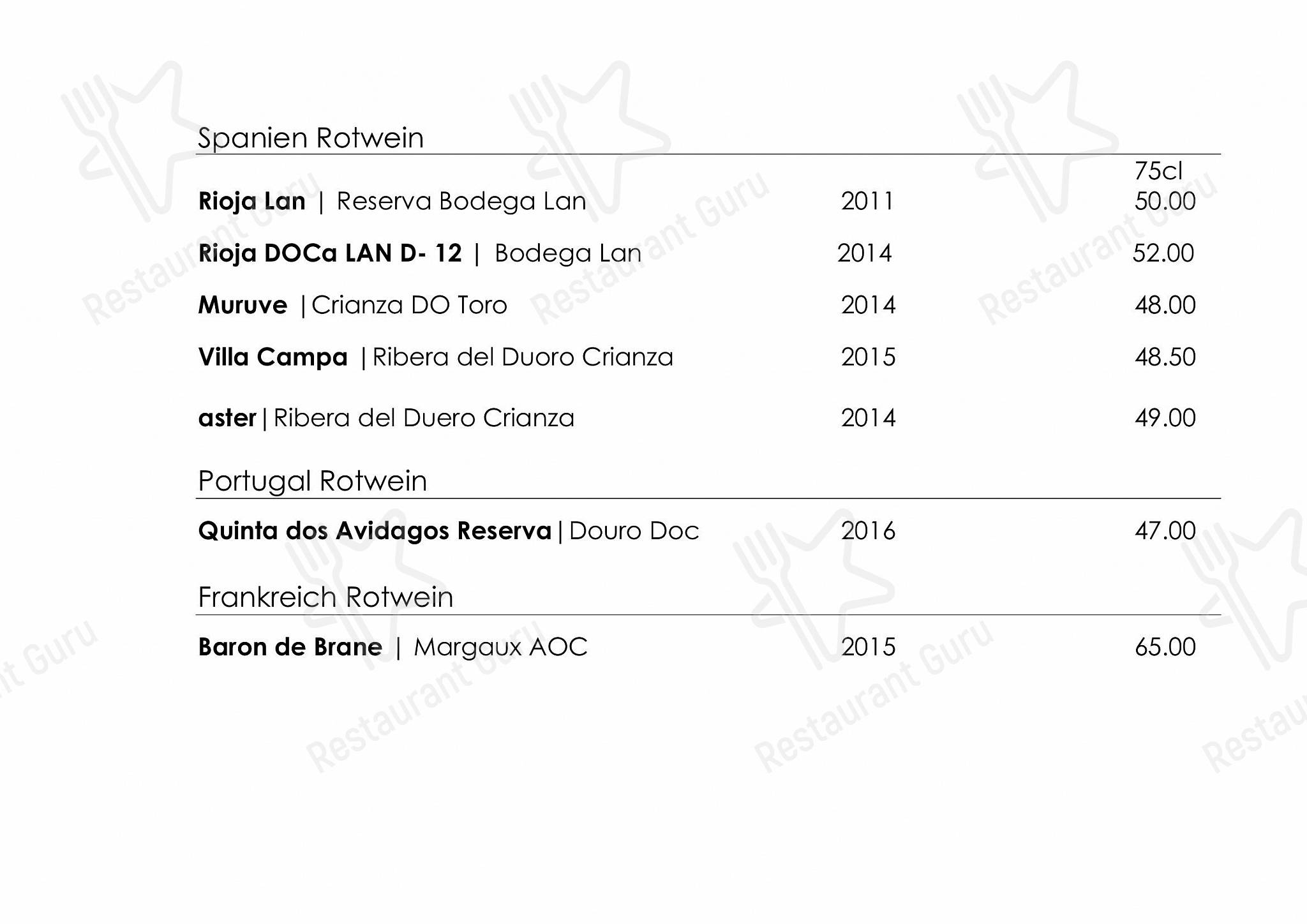 Dinner Menu per Wilder Mann Sursee AG in Sursee