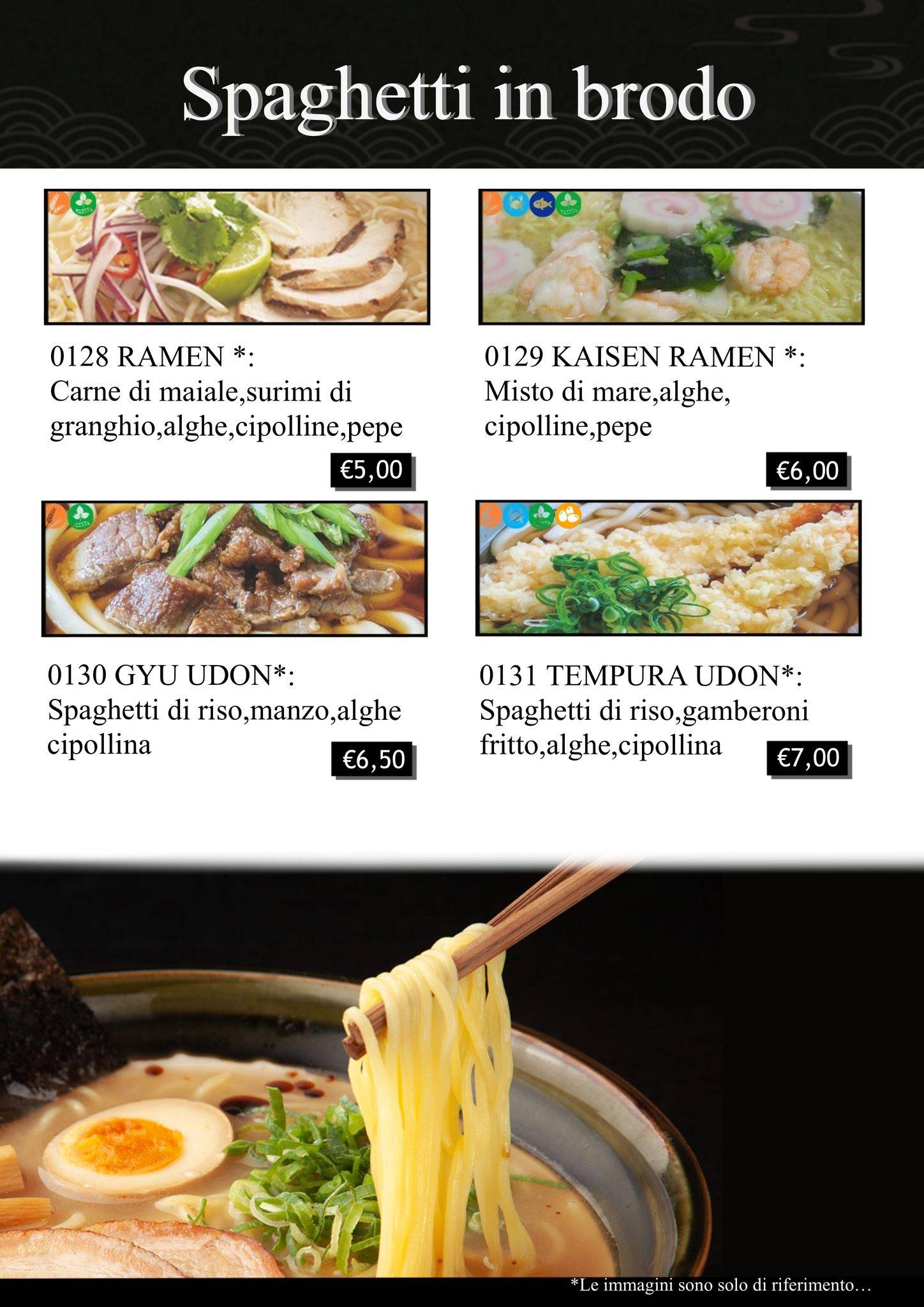 Menu di Yujo Ristorante Giapponese 