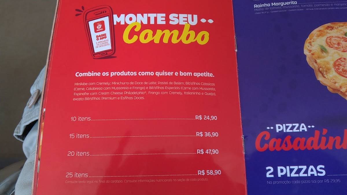 Habibs cardápio