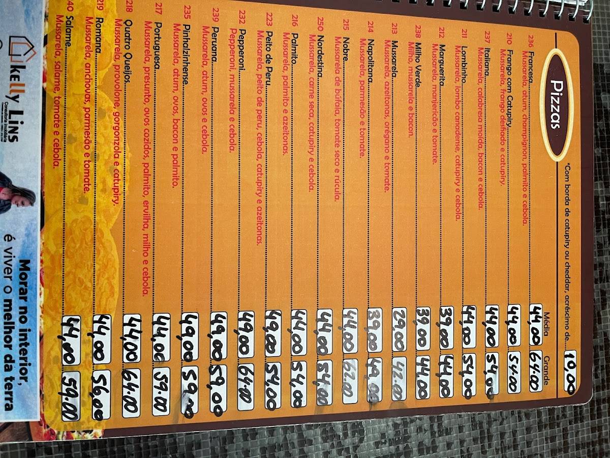 Restaurante e Chopperia ”O Casarão” cardápio