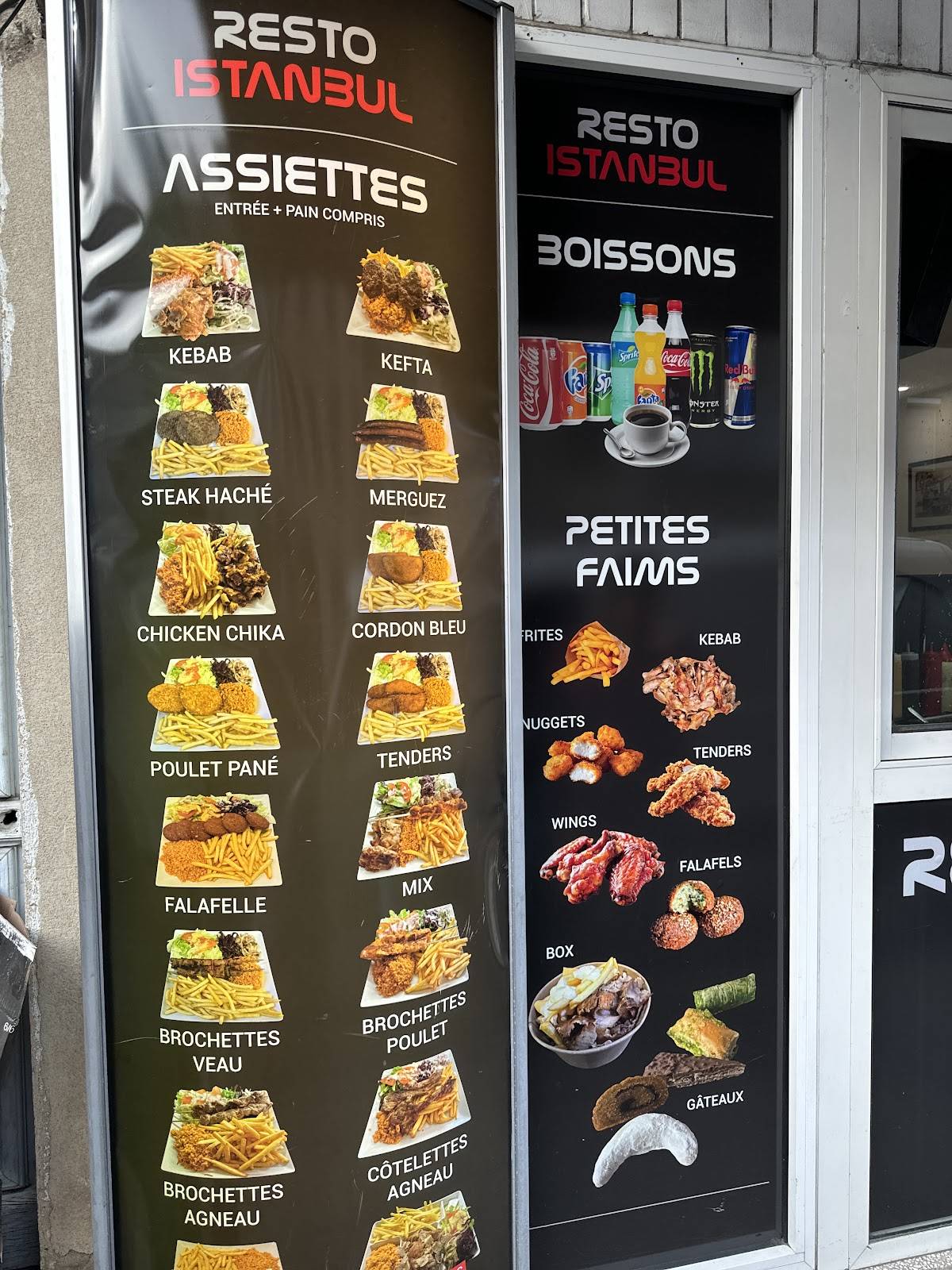 Menu de Resto Istanbul