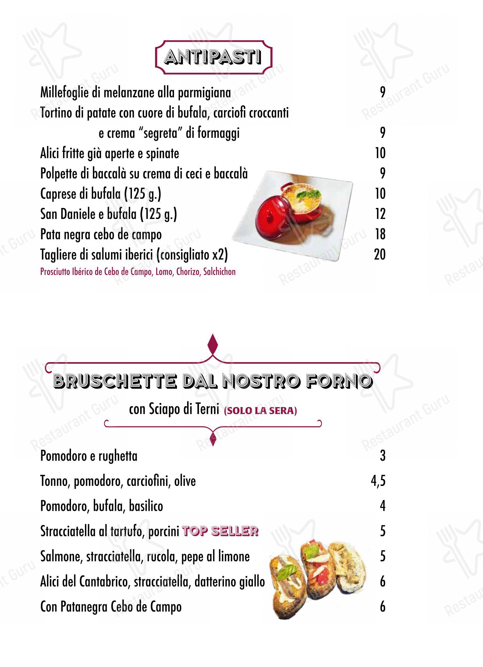 Menu di Rigatoni Roma - Menu