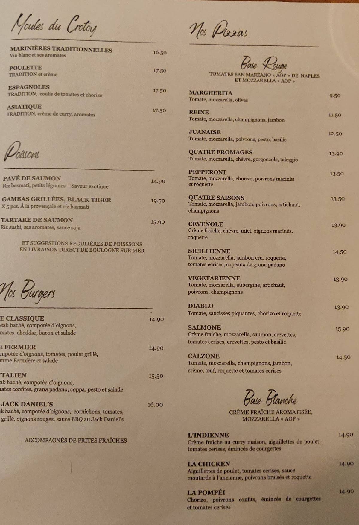 Menu de Ril's