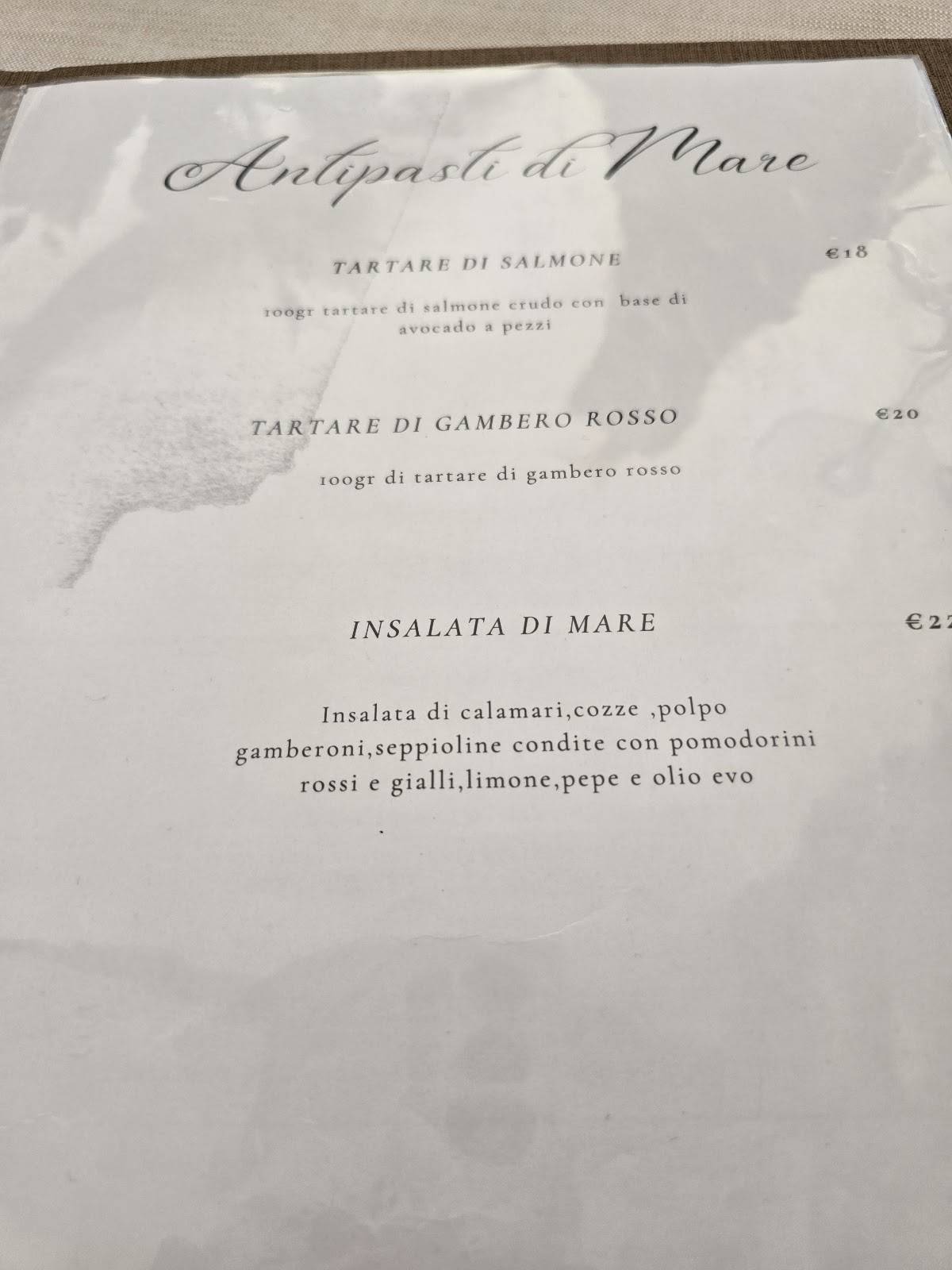 Menu di Ristorante Acquaseltz 