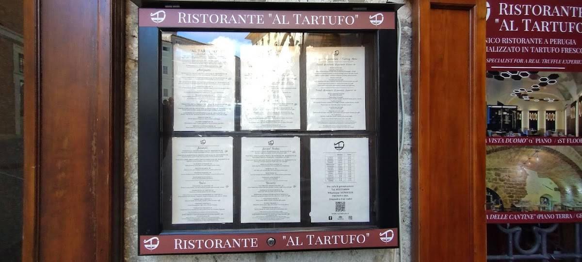 Menu di Ristorante Al Tartufo 