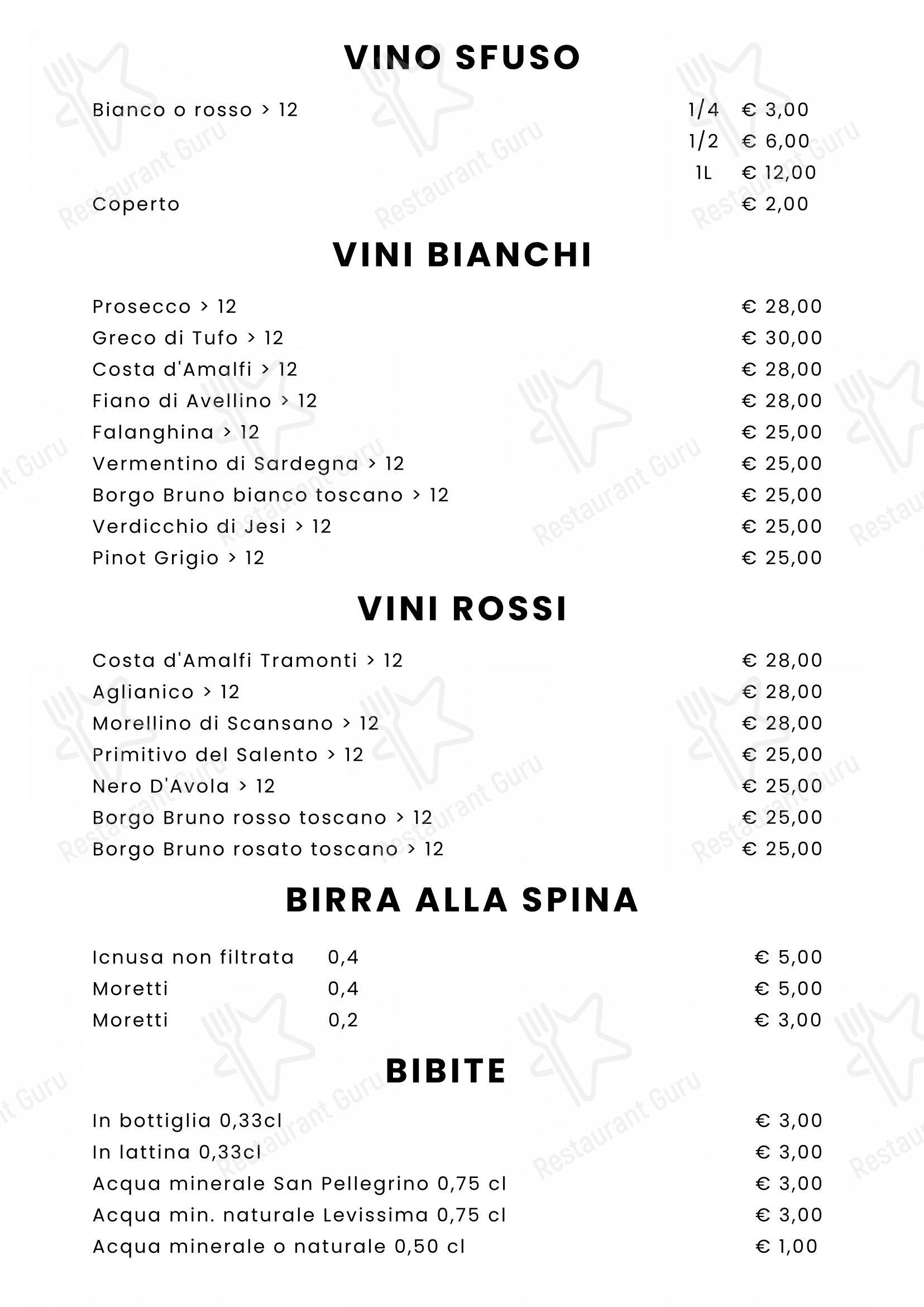 Ristorante Bar Pizzeria Mimmo 2 in Busto Arsizio - 菜单