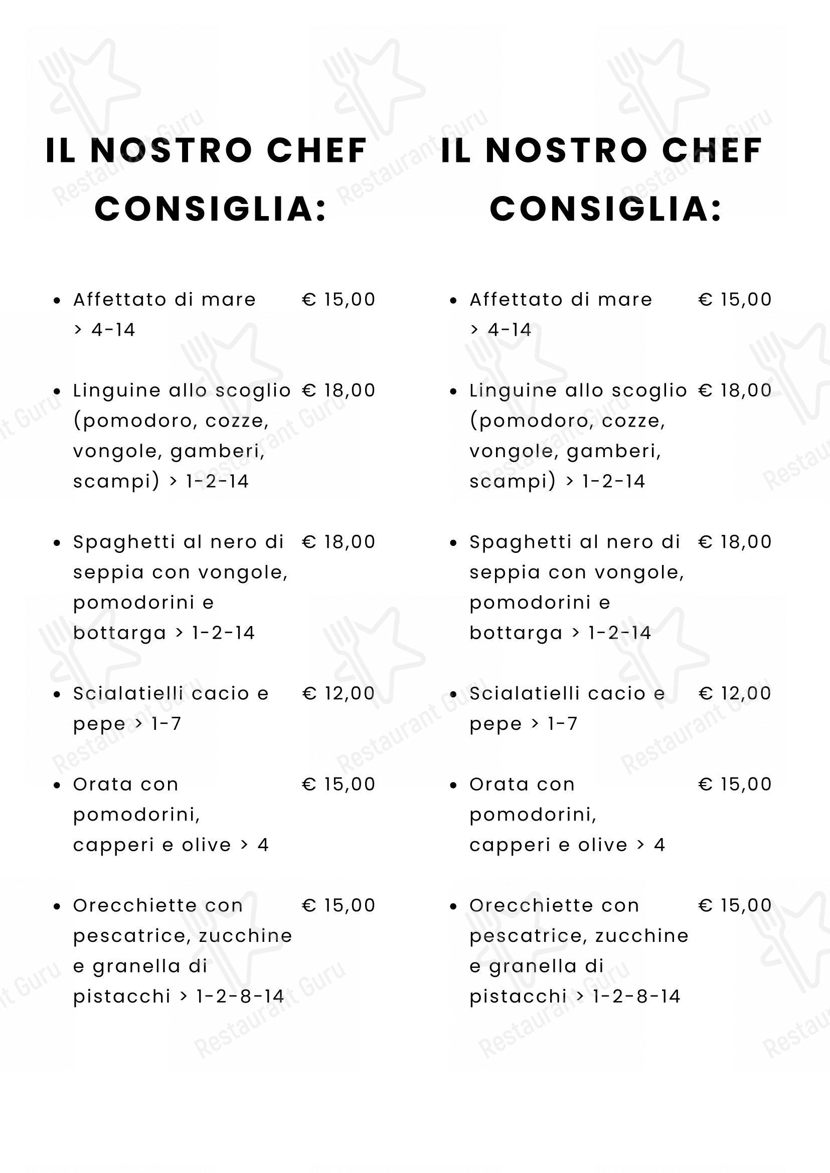 Ristorante Bar Pizzeria Mimmo 2 in Busto Arsizio - 菜单