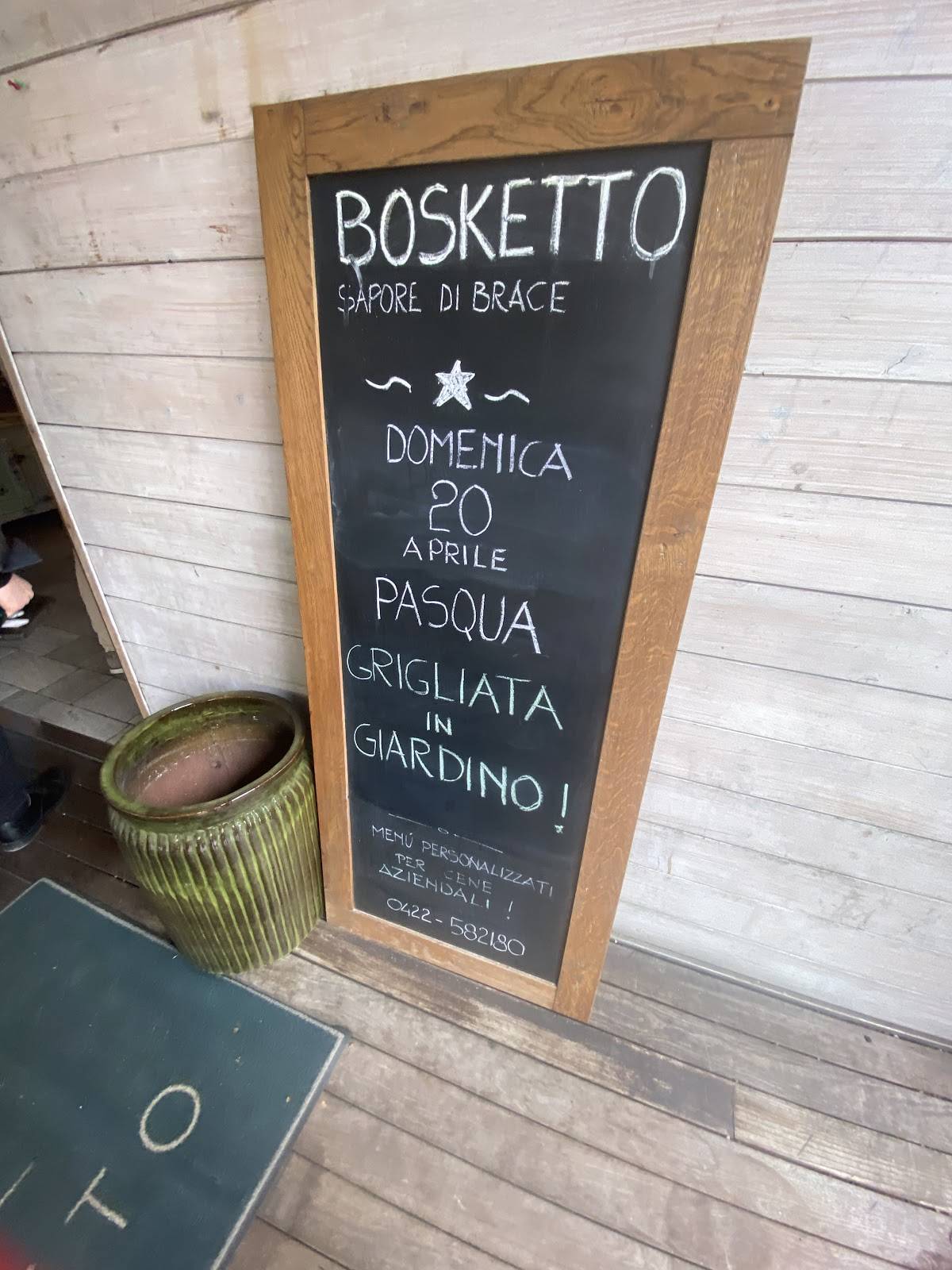 Menu di Ristorante Bosketto 