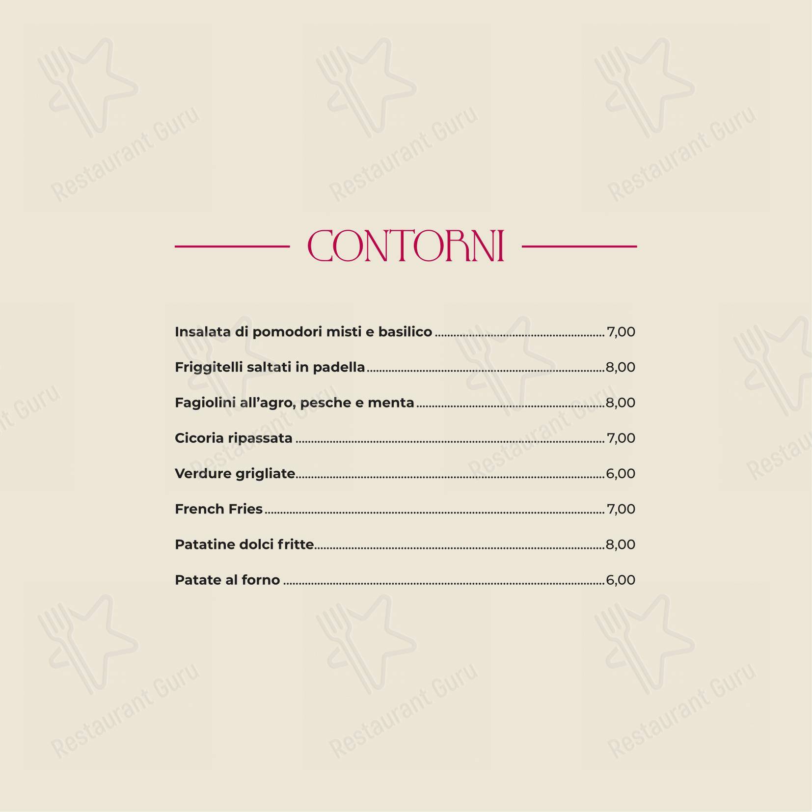 Menu per Ristorante Carnosa Roma Prati in Roma