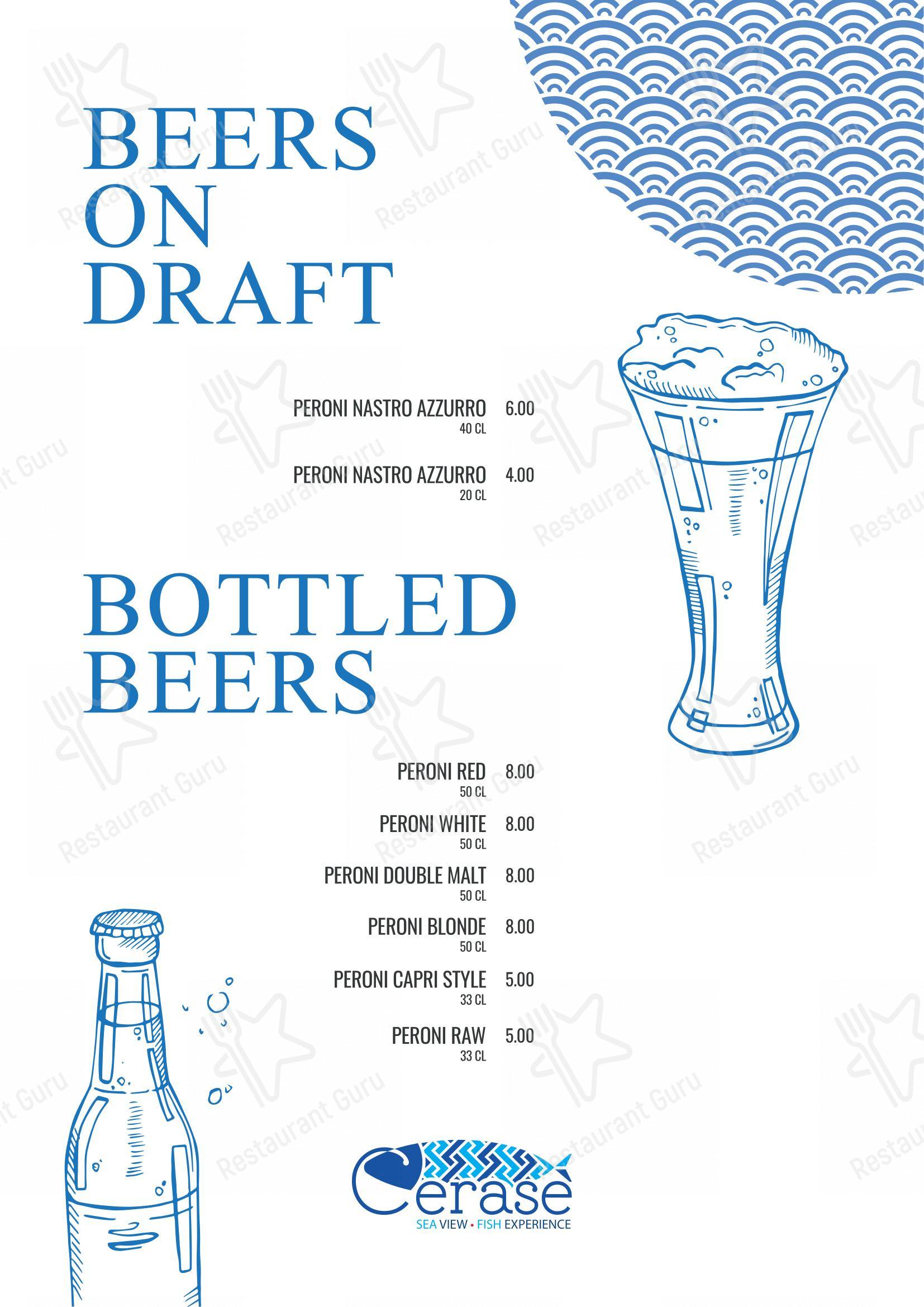 Ristorante Cerasè in Vico Equense - Menu