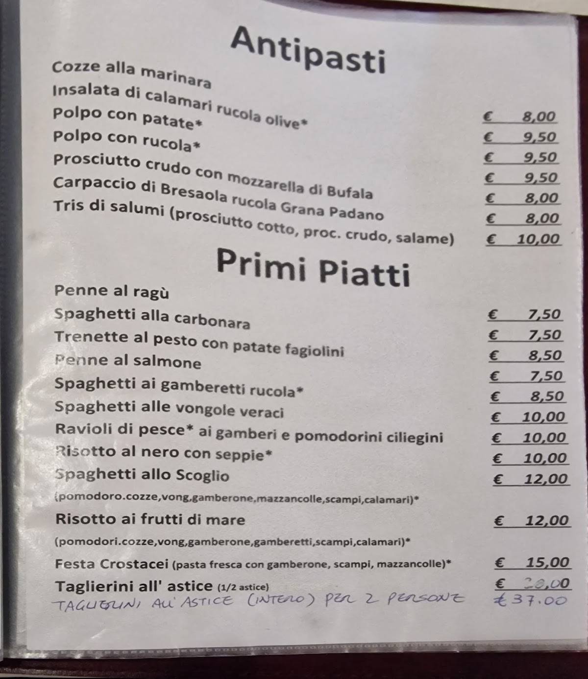 Menu di Delyzia di Yang Fan 