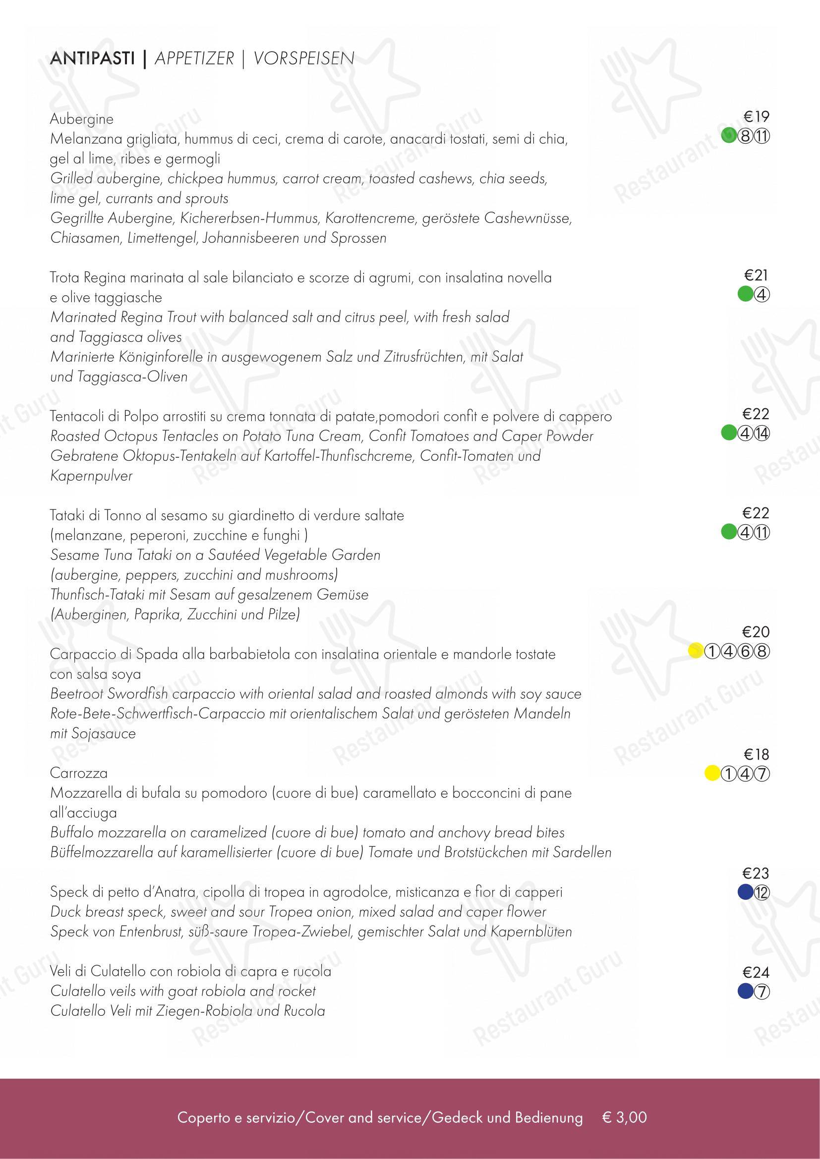 Ristorante I Poeti in Sirmione - Menu