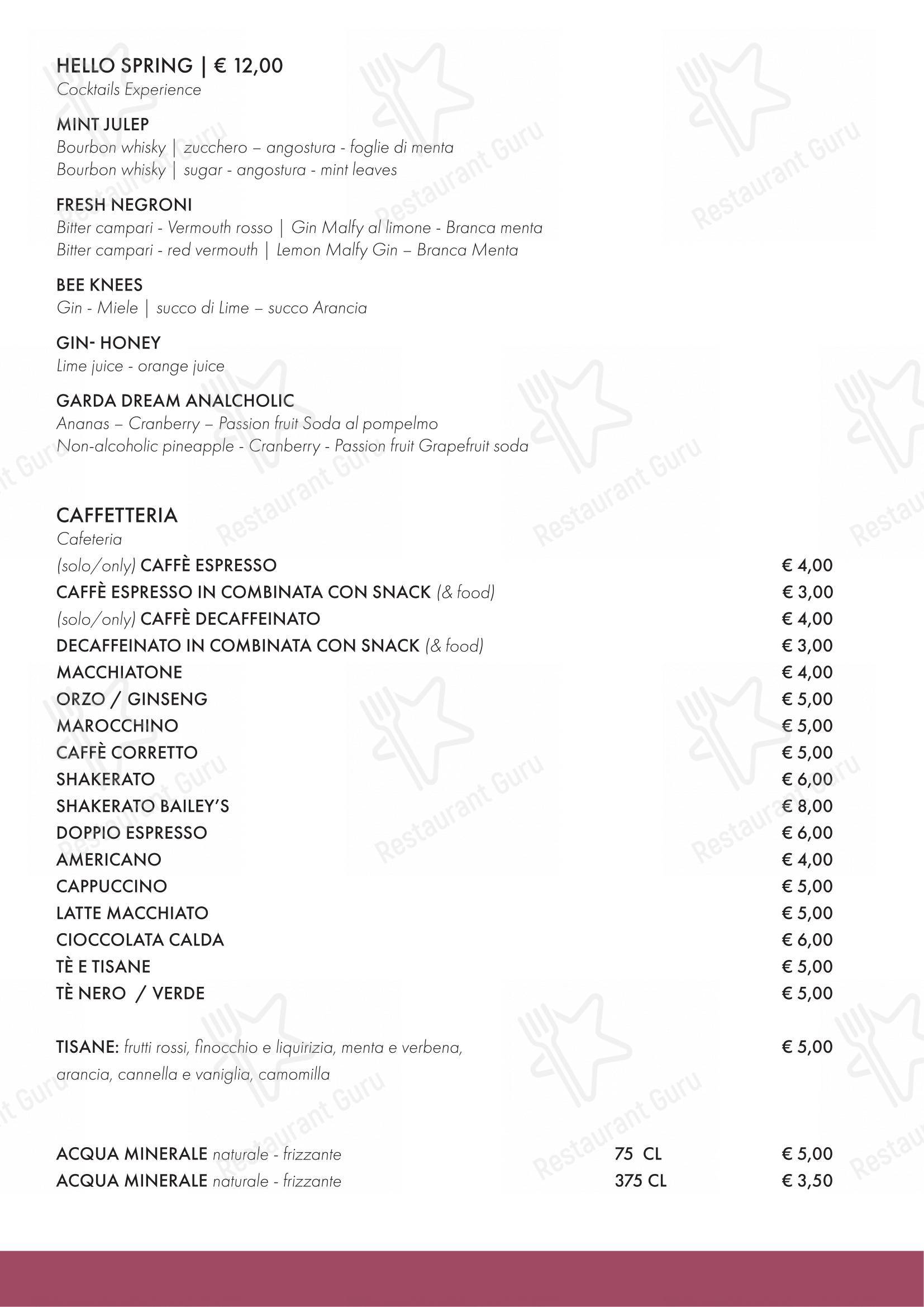 Menu di Ristorante I Poeti - Детское