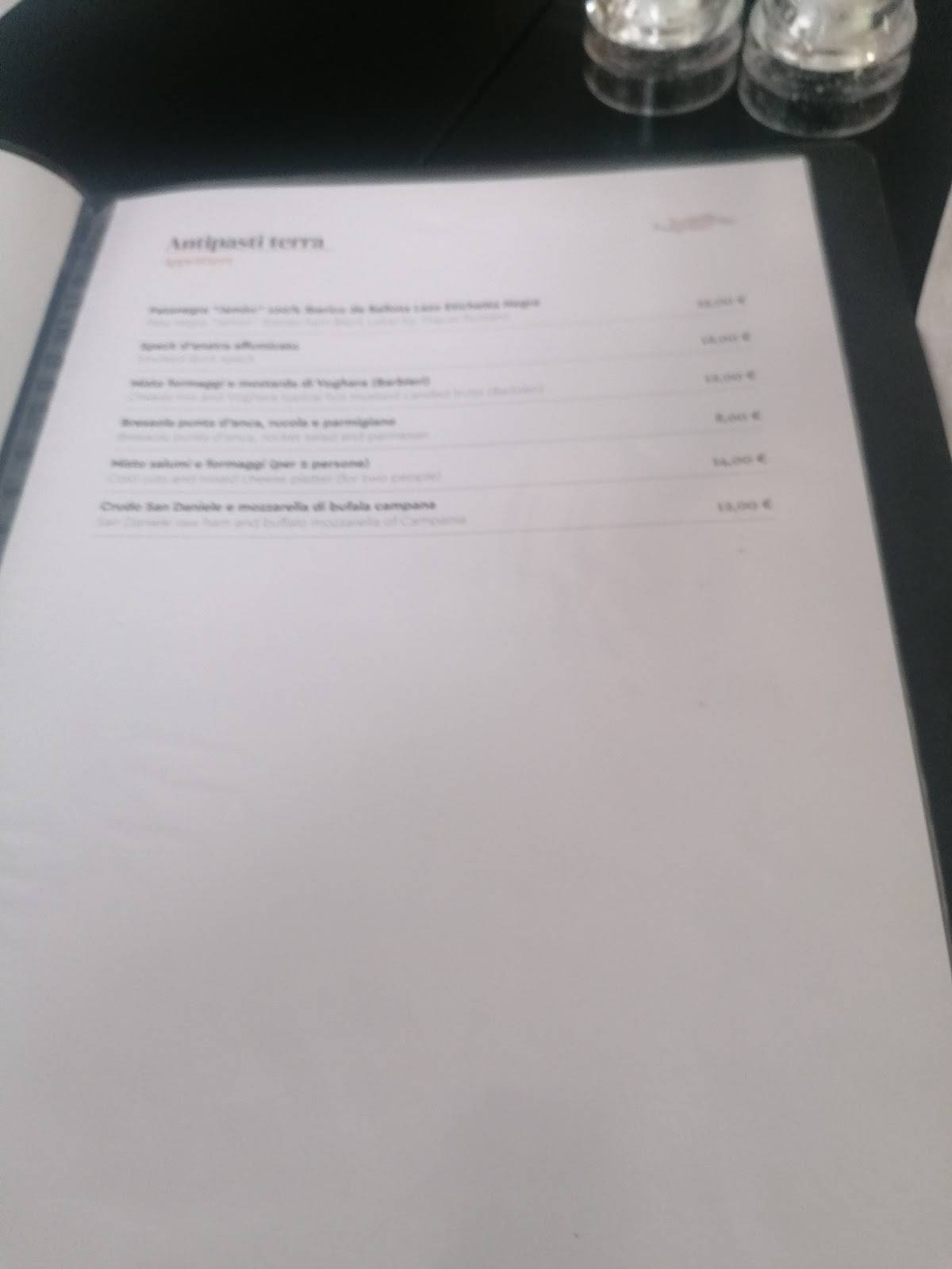 Menu di La Dogana Lecce - Bistrò 