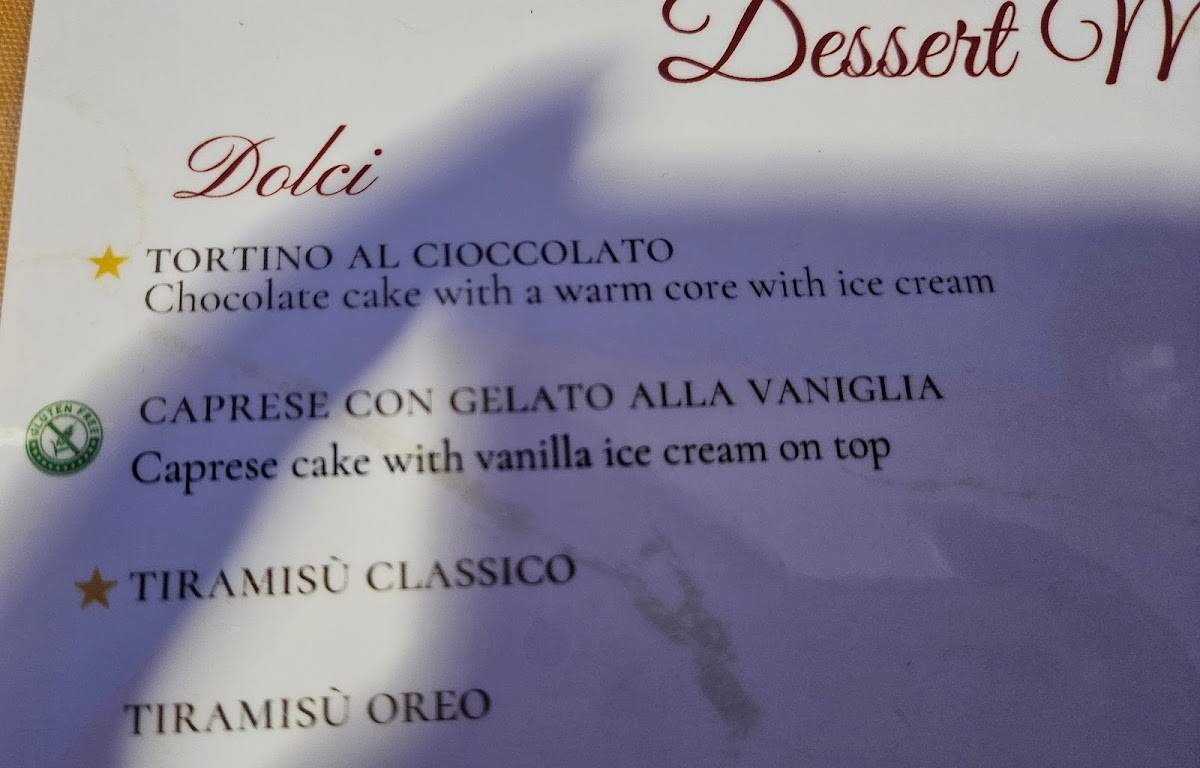 Menu di Ristorante Leonardo's 
