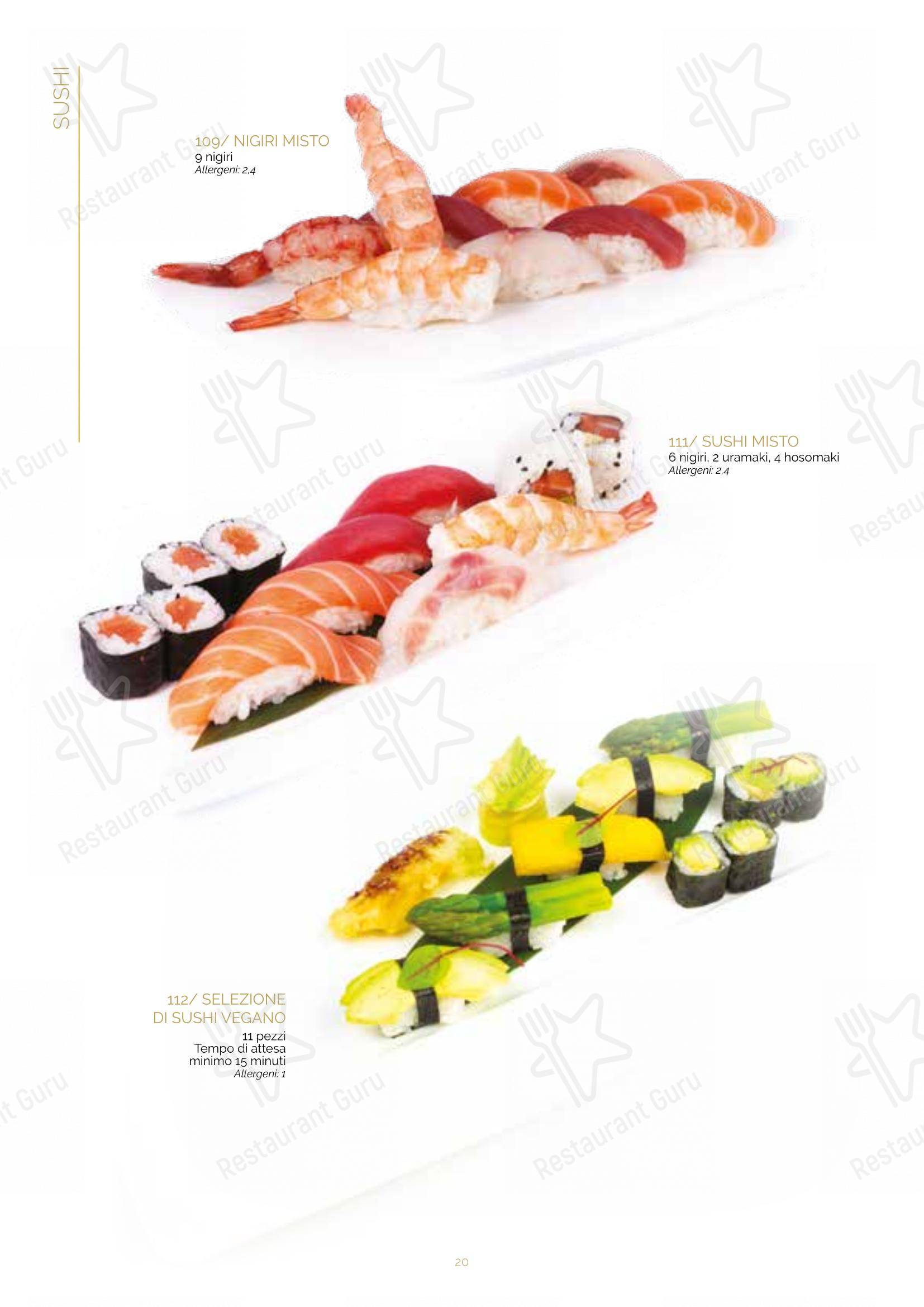 Menu di Ristorante Lin Tasting Emotion - 菜单