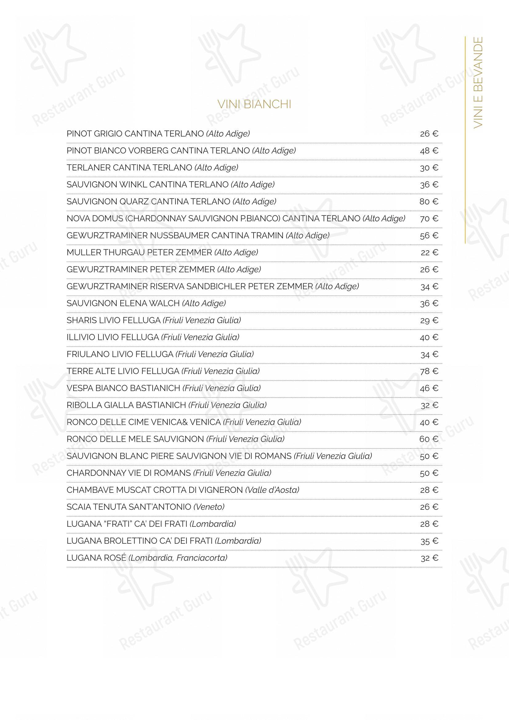 Ristorante Lin Tasting Emotion in Legnano - 菜单