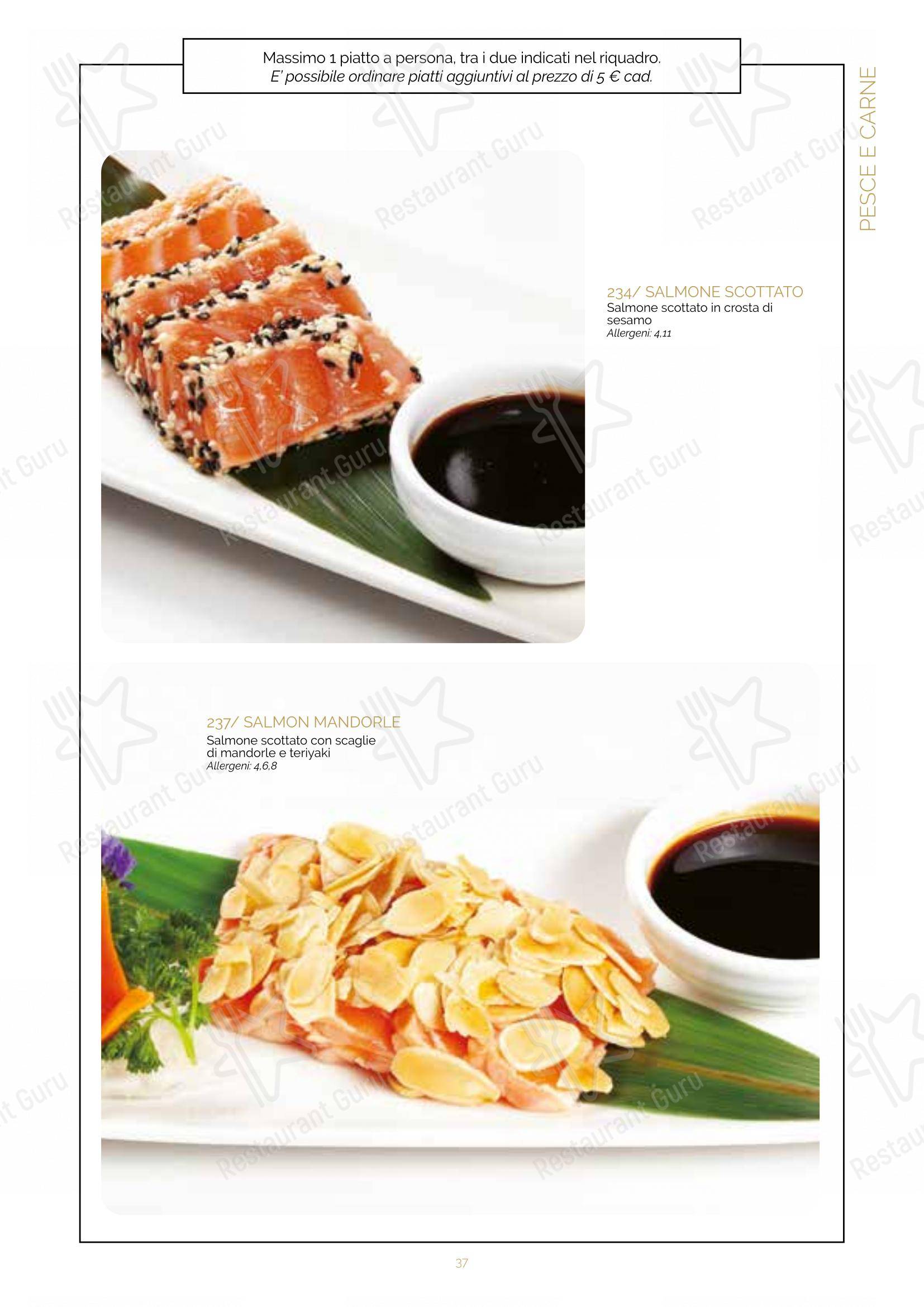 菜单 per Ristorante Lin Tasting Emotion ristorante