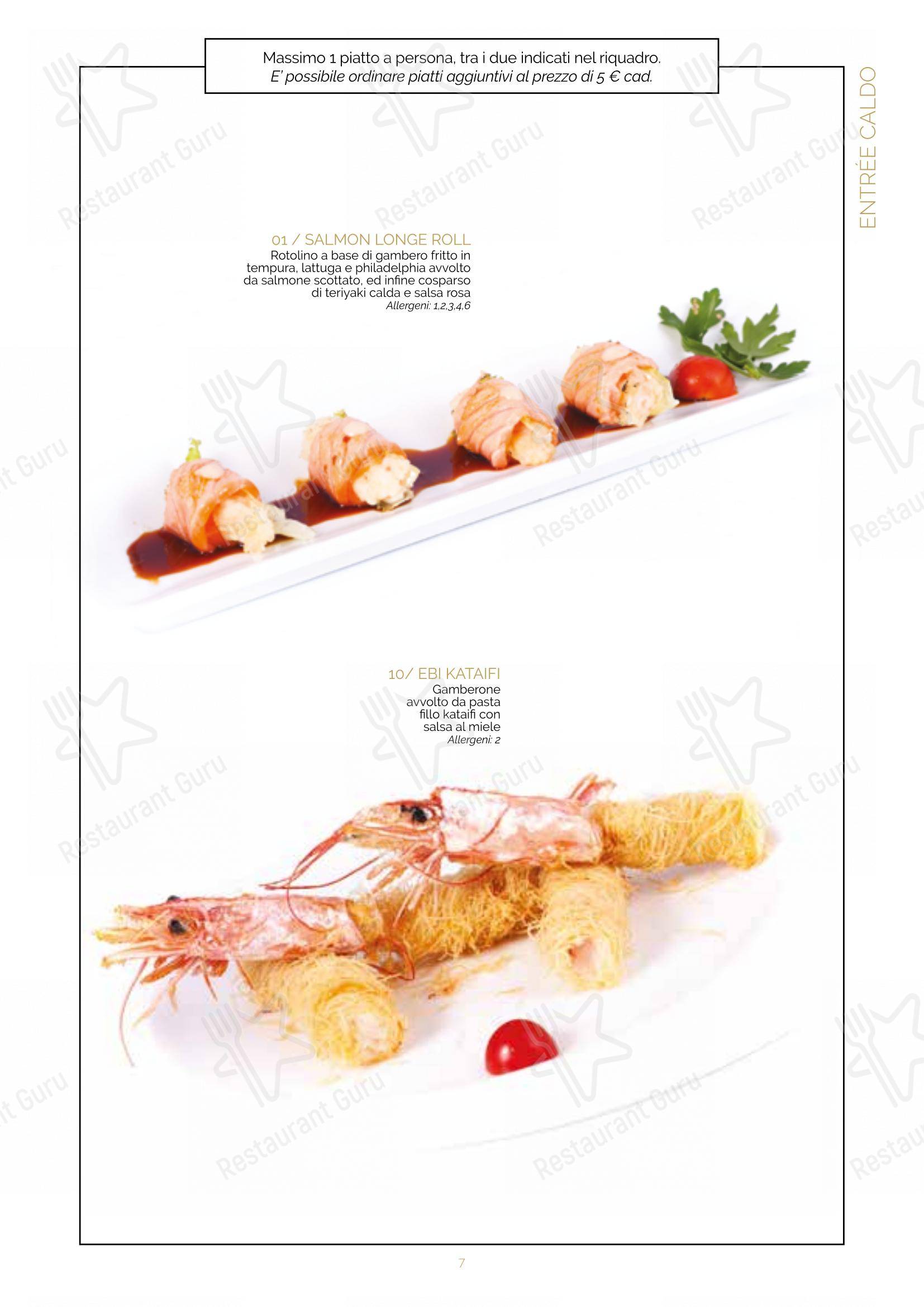 菜单 per Ristorante Lin Tasting Emotion ristorante