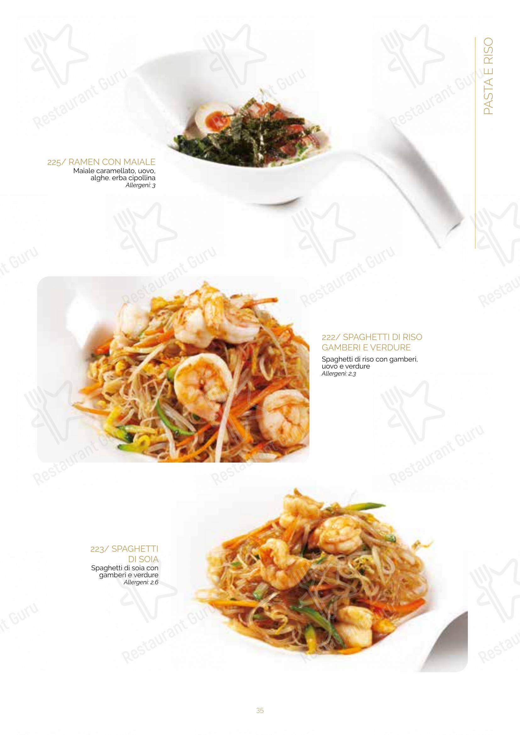 菜单 per Ristorante Lin Tasting Emotion ristorante