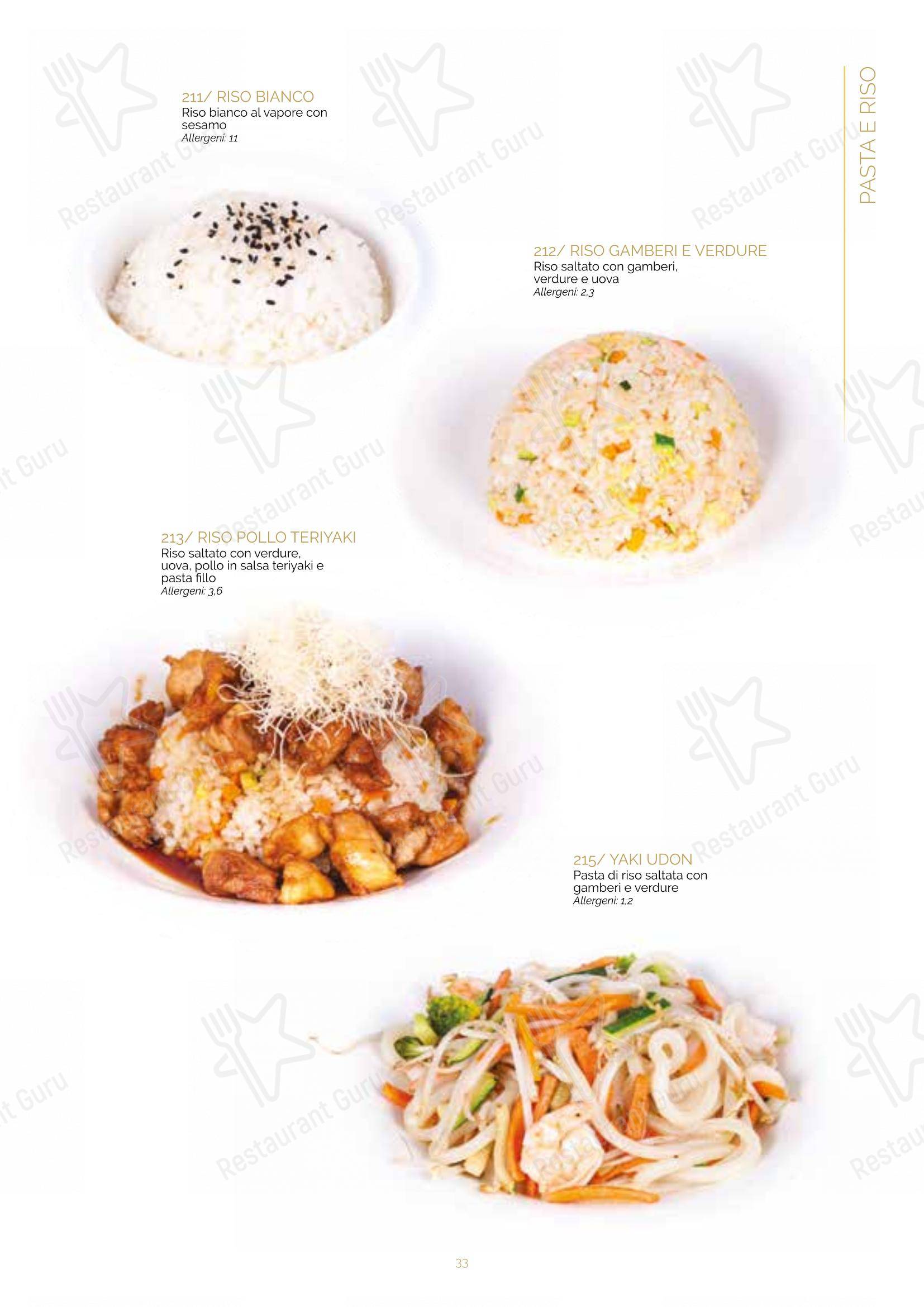 菜单 per Ristorante Lin Tasting Emotion ristorante