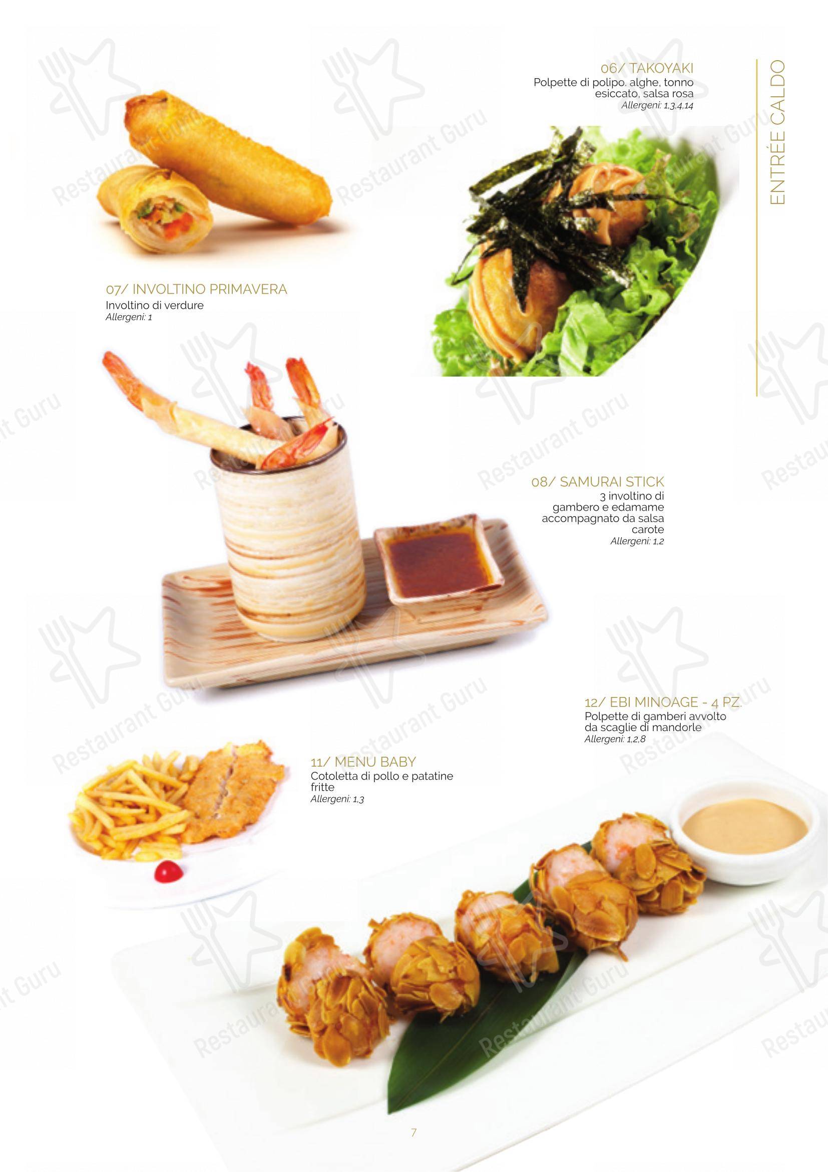 Menu bar per Ristorante Lin Tasting Emotion ristorante