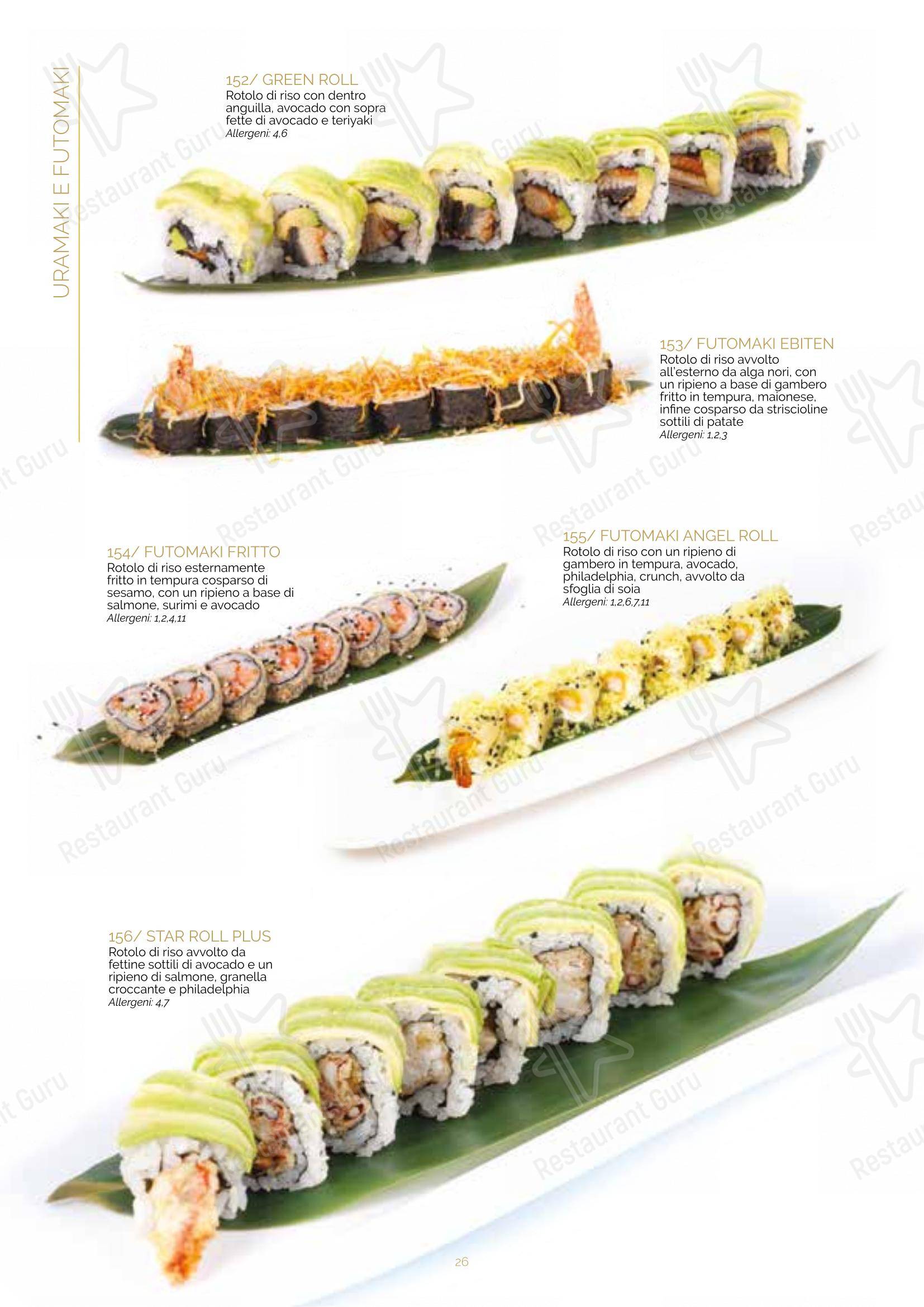 菜单 per Ristorante Lin Tasting Emotion ristorante