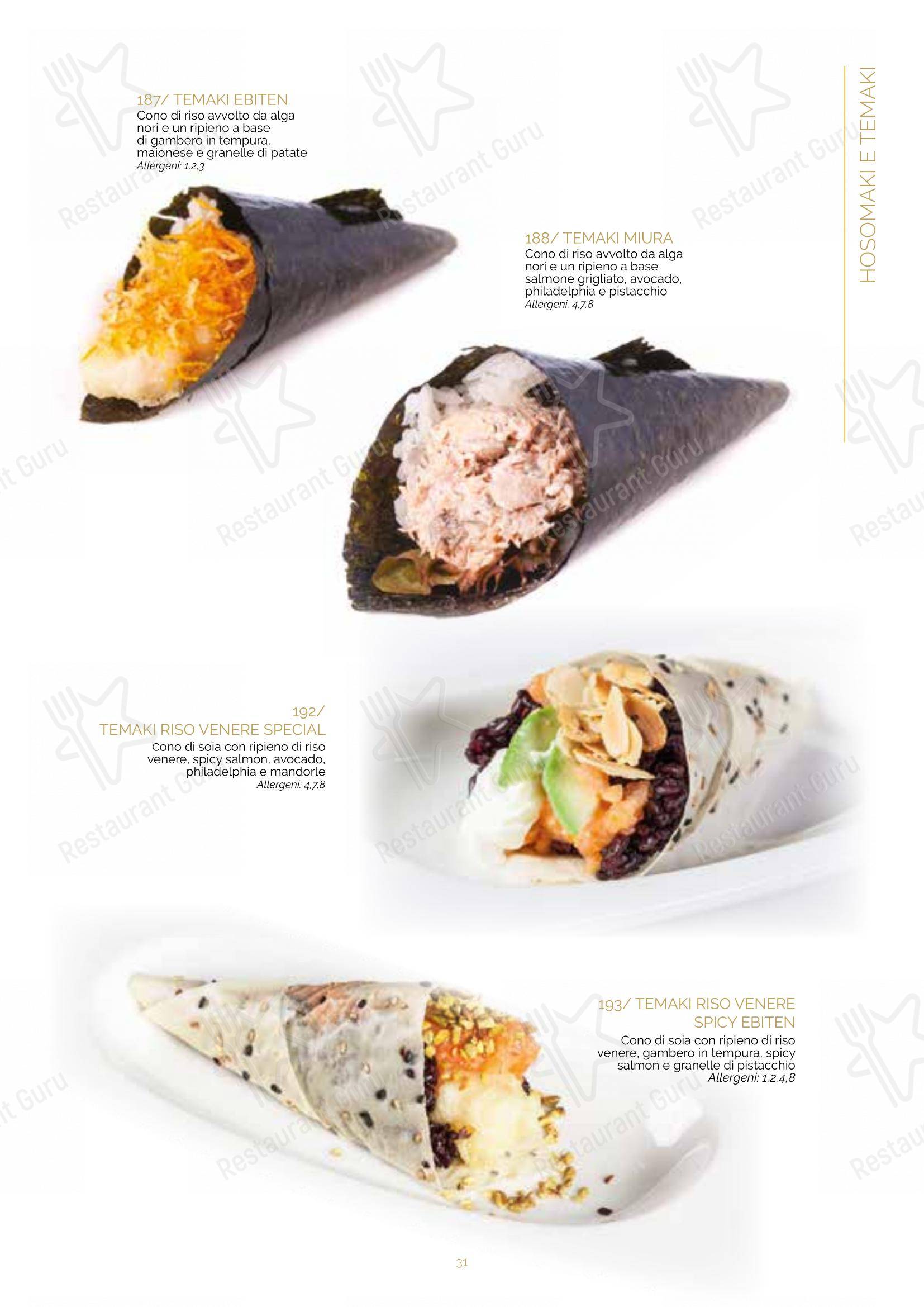 Menu di Ristorante Lin Tasting Emotion - 菜单