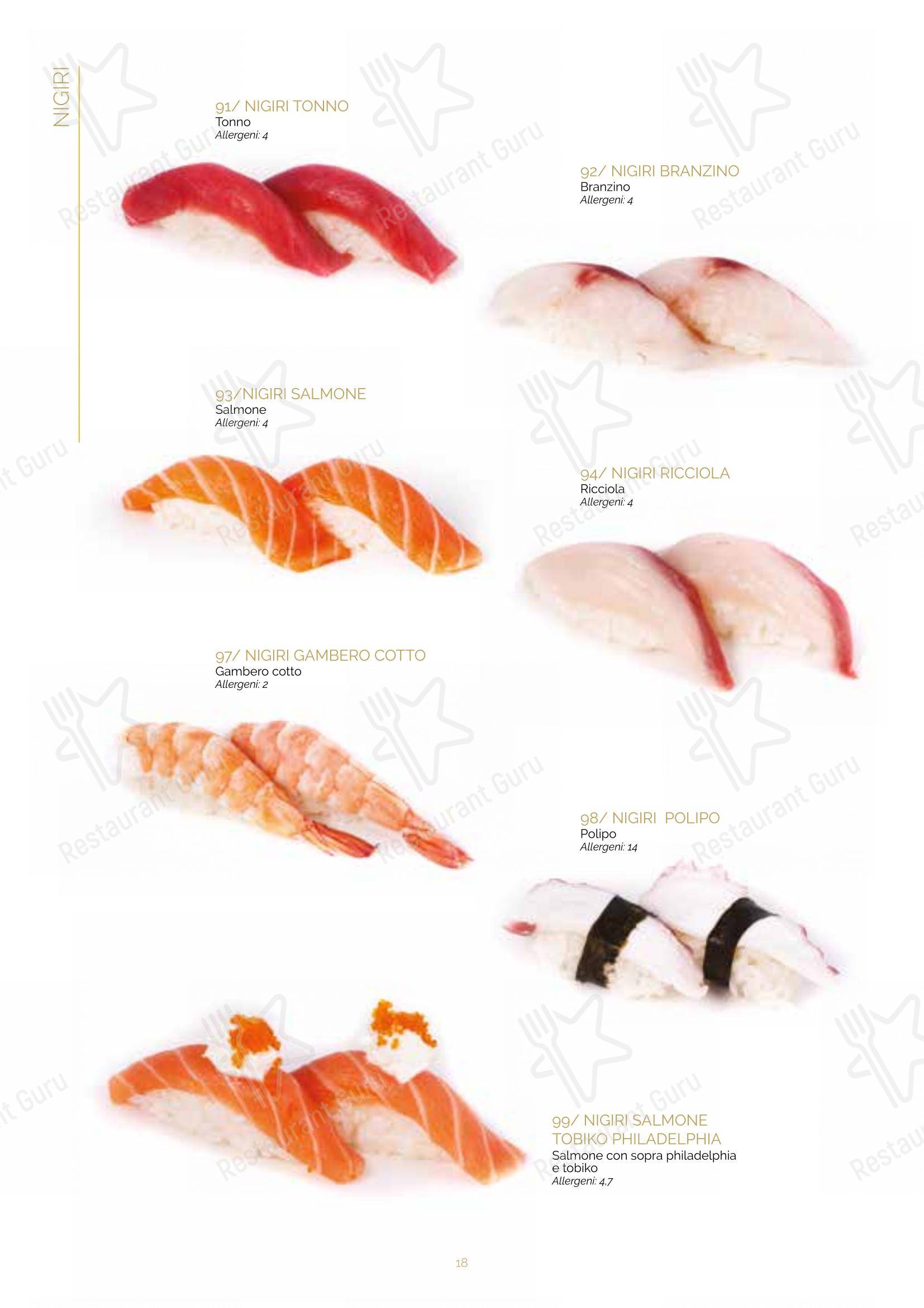 菜单 per Ristorante Lin Tasting Emotion ristorante