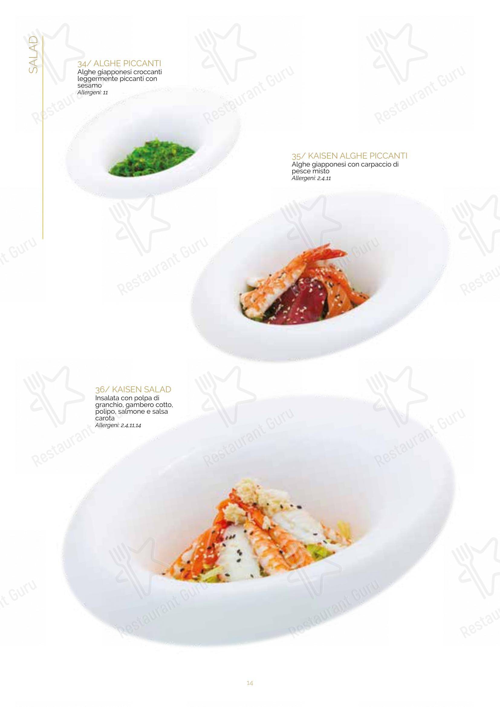 Ristorante Lin Tasting Emotion in Legnano - 菜单