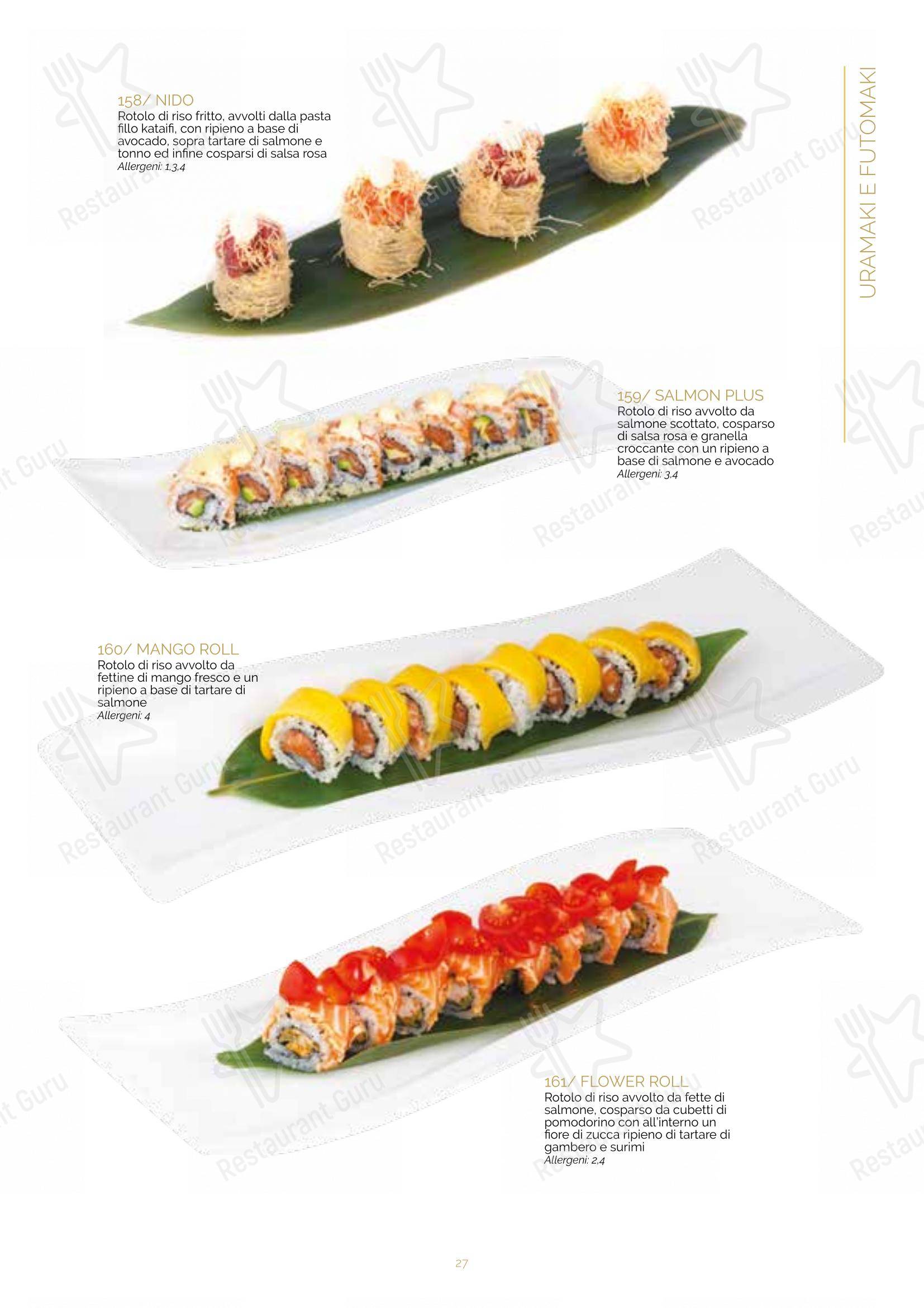 Menu di Ristorante Lin Tasting Emotion - 菜单