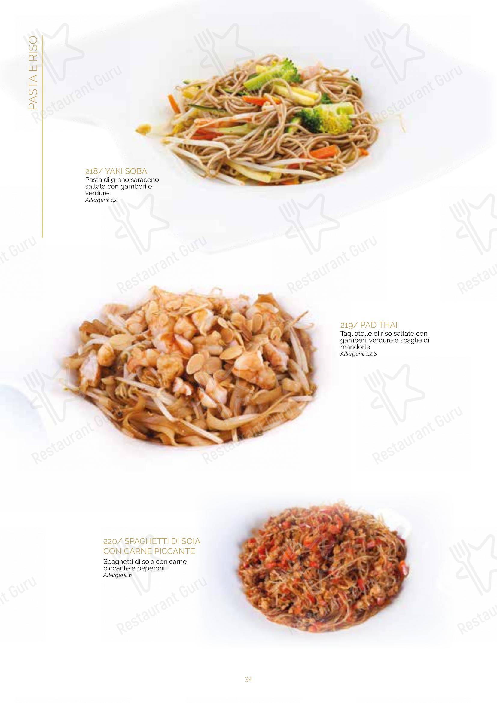 菜单 per Ristorante Lin Tasting Emotion ristorante
