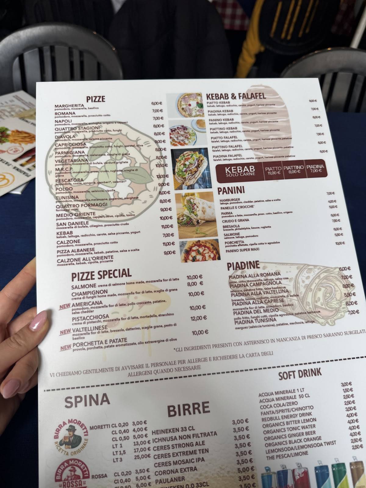 Menu di Ristorante Palermo Medio Oriente 