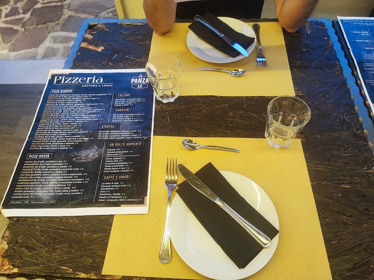 Menu di Ristorante Panza 2.0 